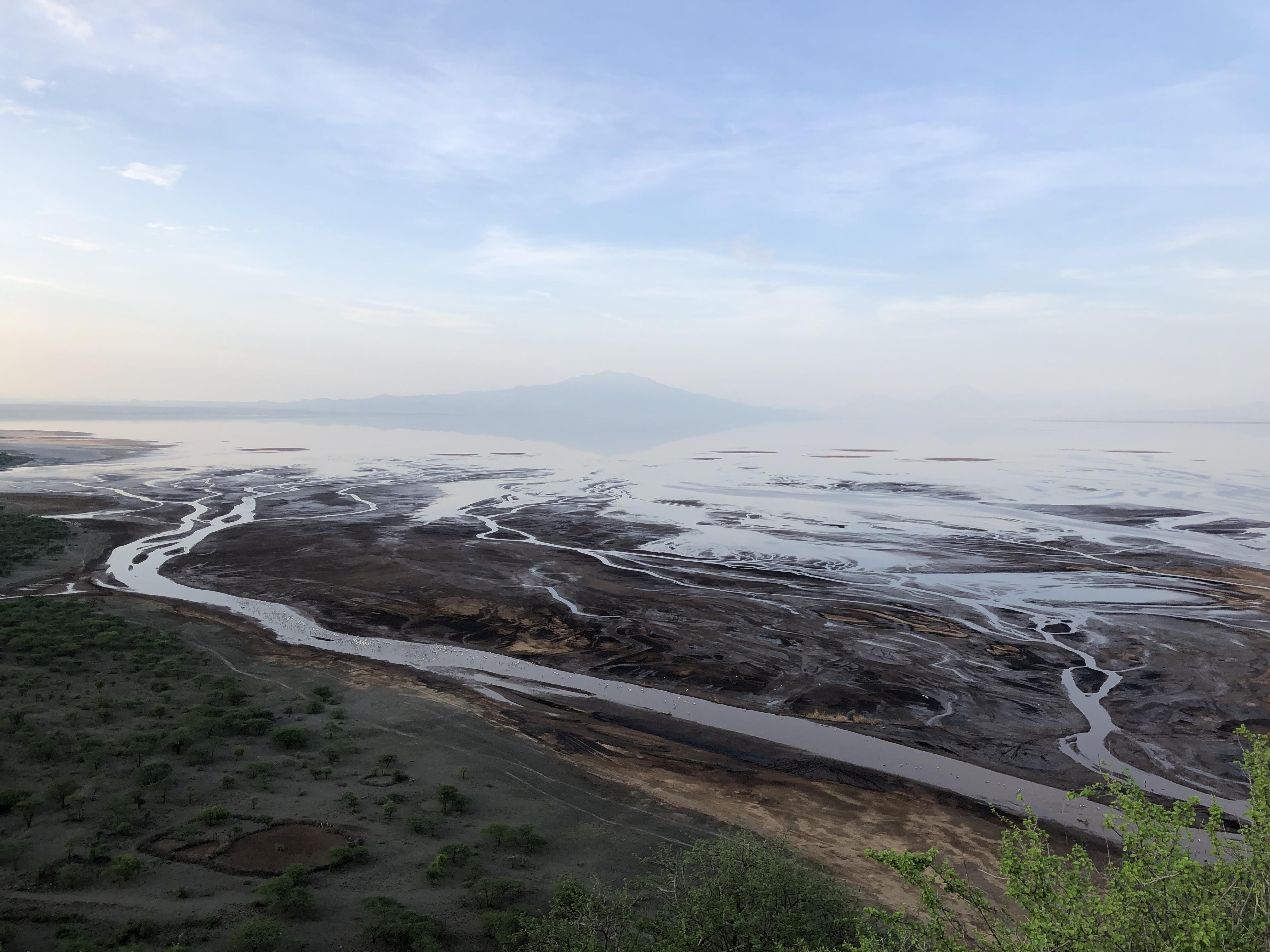 Delta of the Southern Ewaso Ng’iro, bringing fresh water to the highly