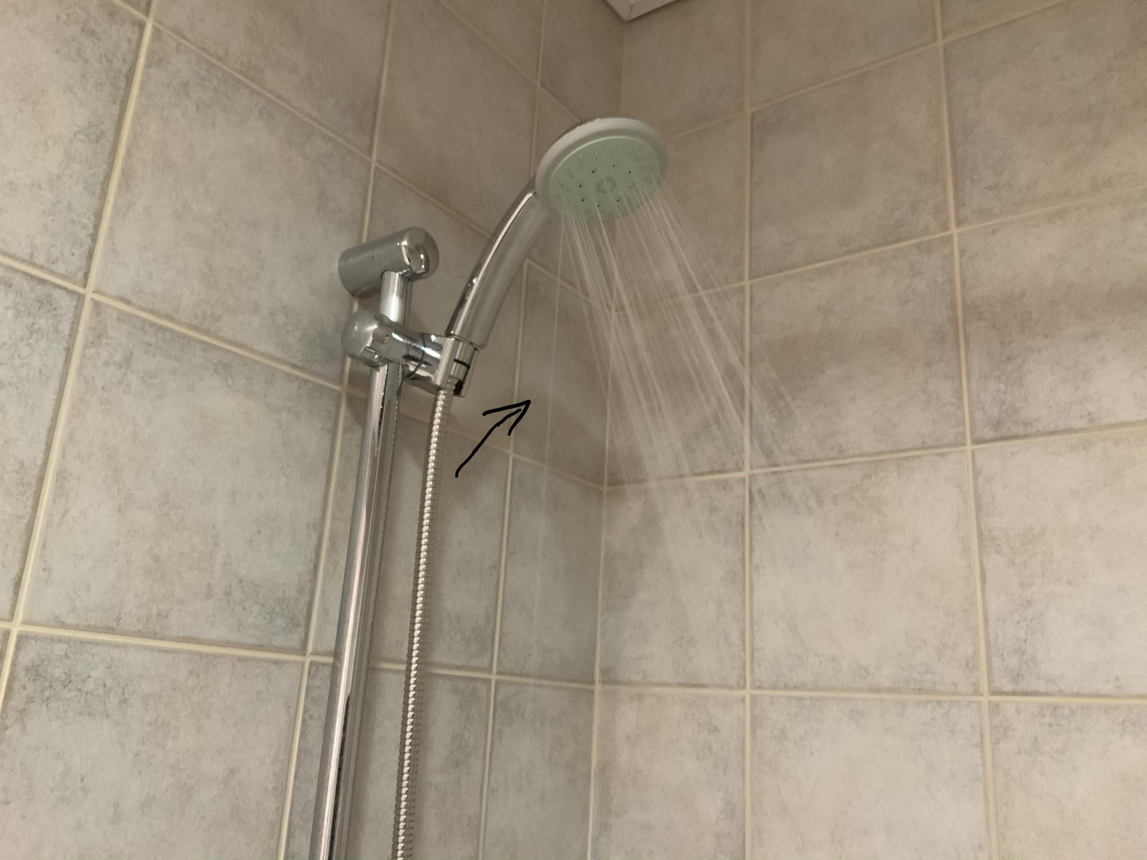 A tiny bit of my shower shoots water the other way r/mildlyinfuriating