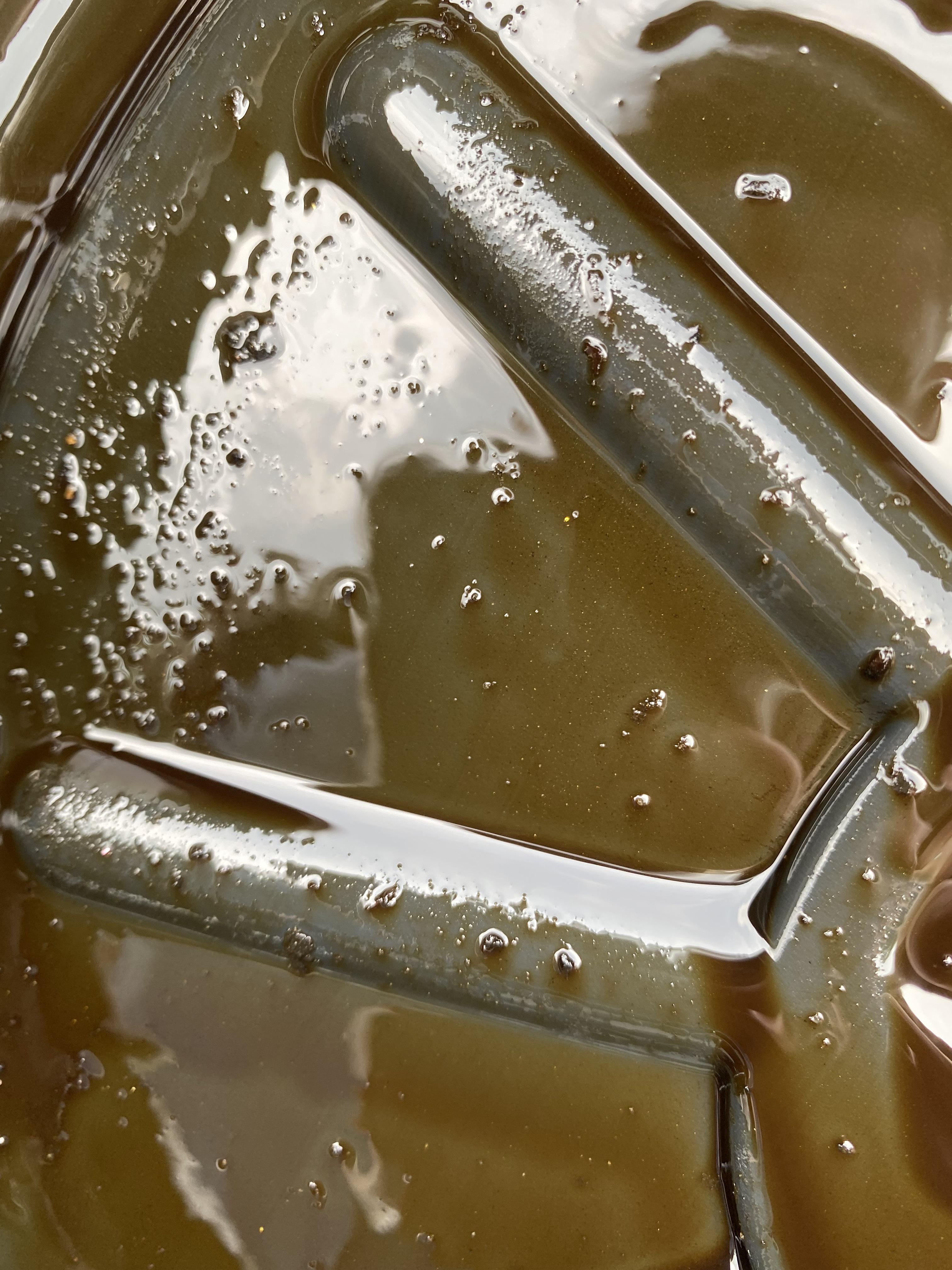 Red/ gold shaving in oil when doing an oil change. What is? r