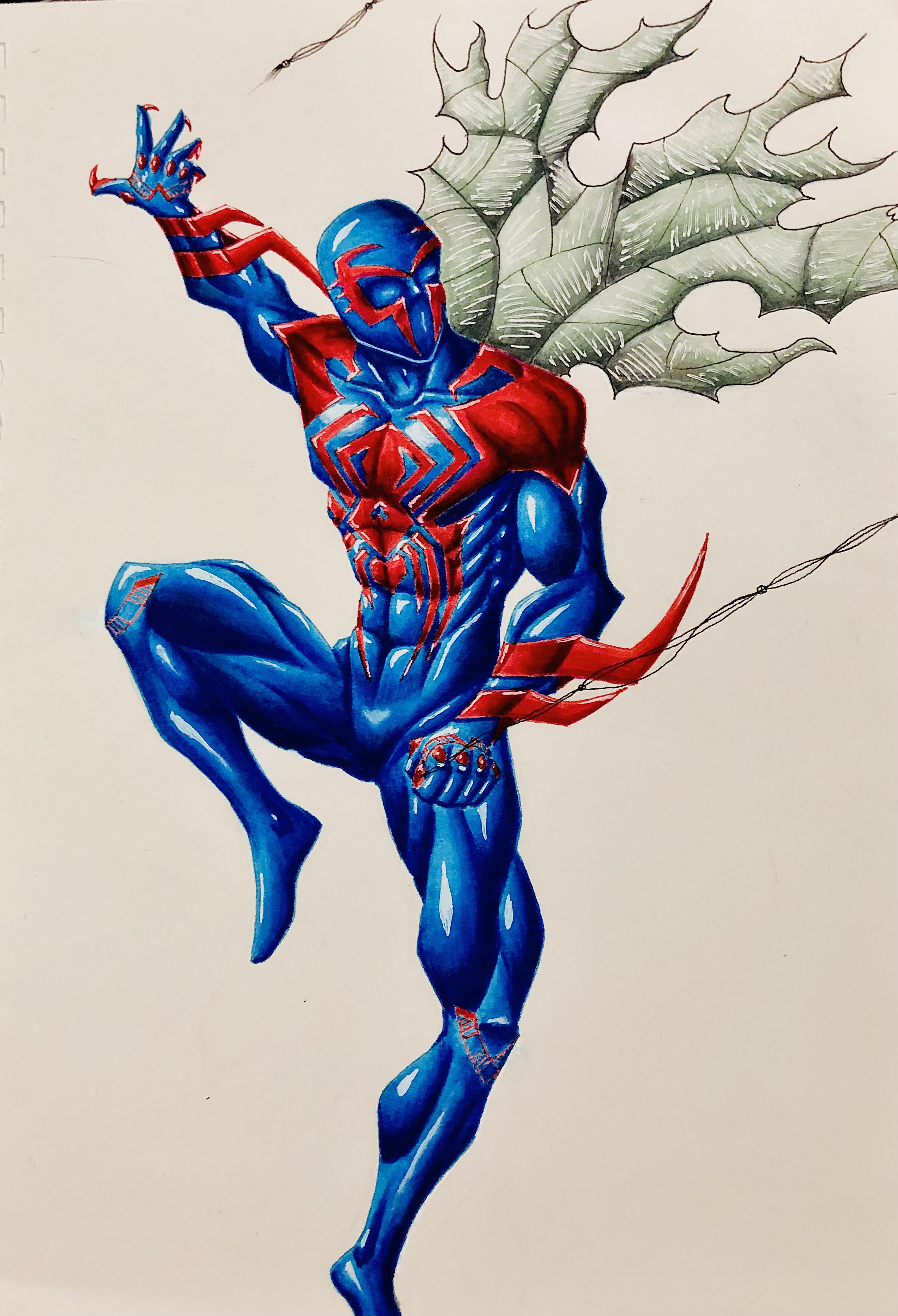 My fan version of SpiderMan 2099 based on his design from the