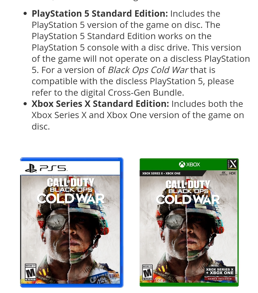 If you buy physical Xbox version game will have both One and Series X