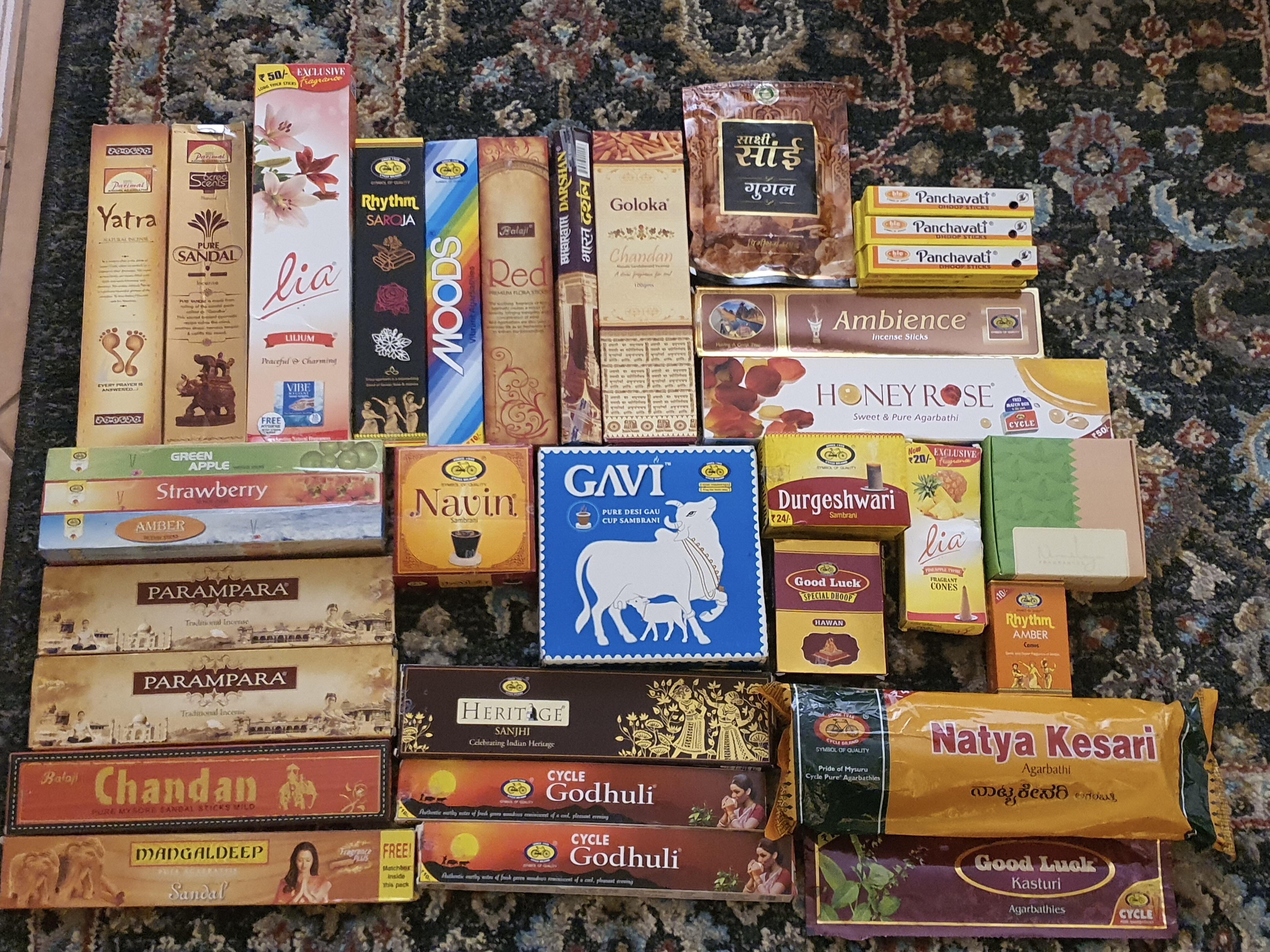 My new incenses that I’ve got from India 🇮🇳 Incense