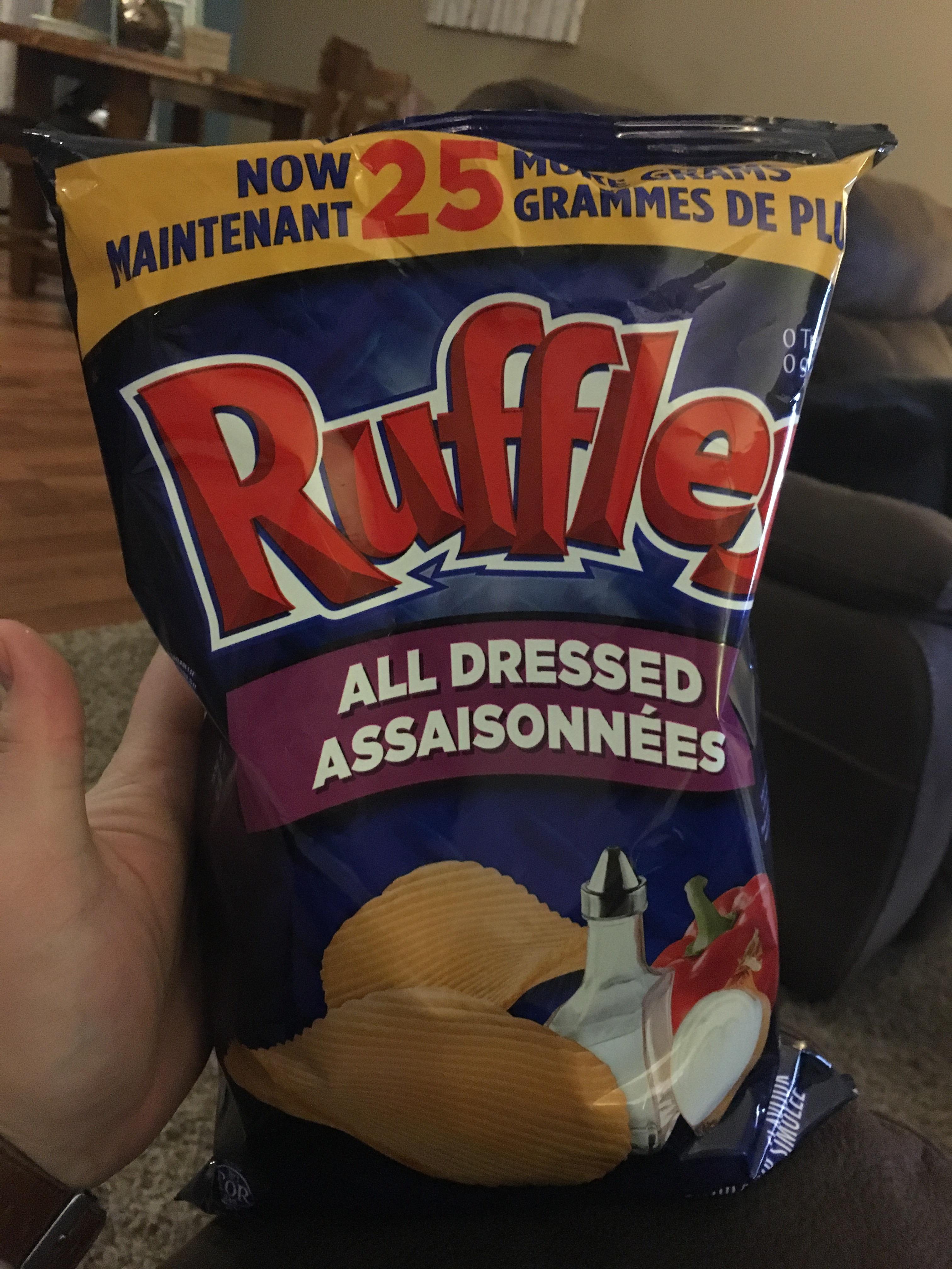Being from the states I had to google "All Dressed Chips", was in