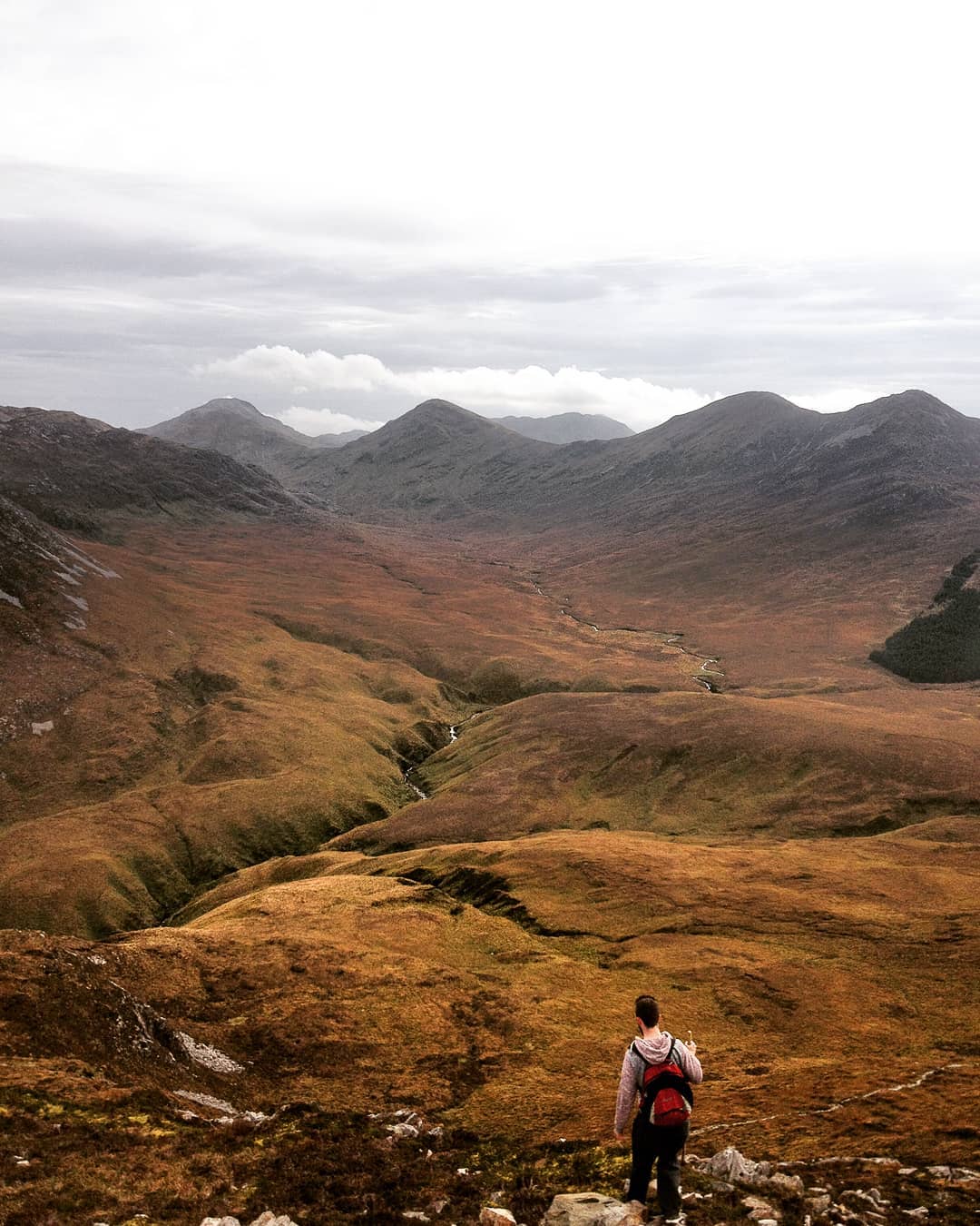 Not a bad view at Diamond Hill while hiking in Connemara National Park