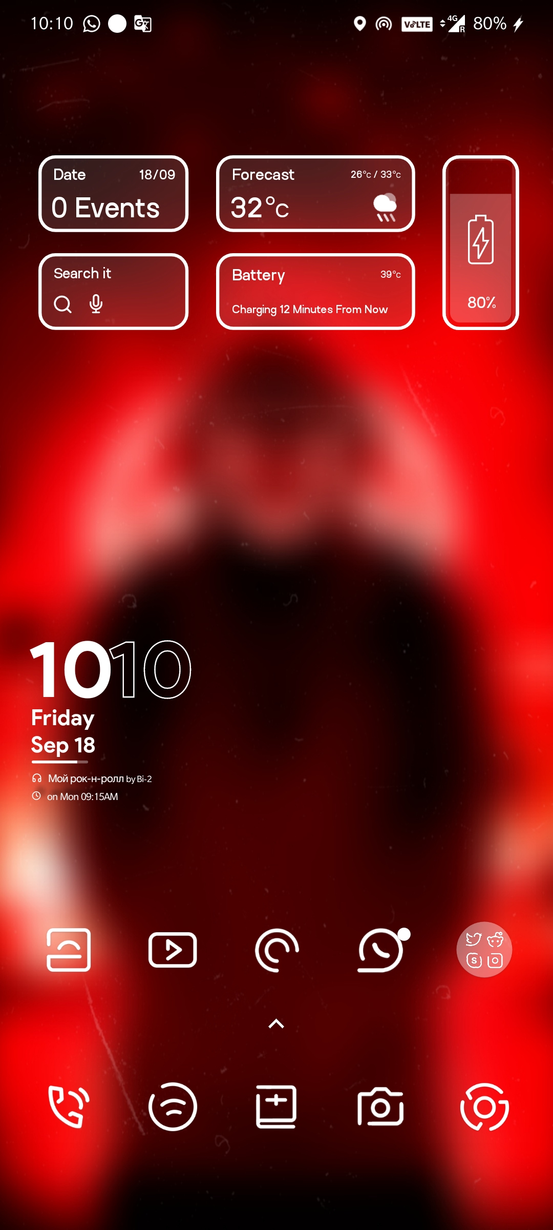 My OnePlus 7T homescreen setup. (updated) r/kustom