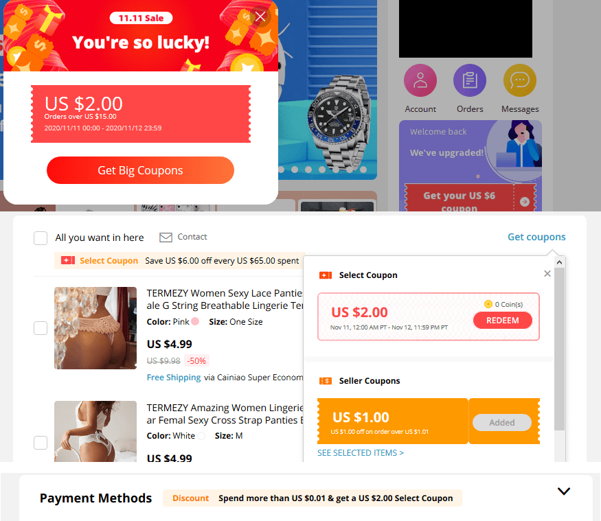 How do I use these coupons? r/Aliexpress