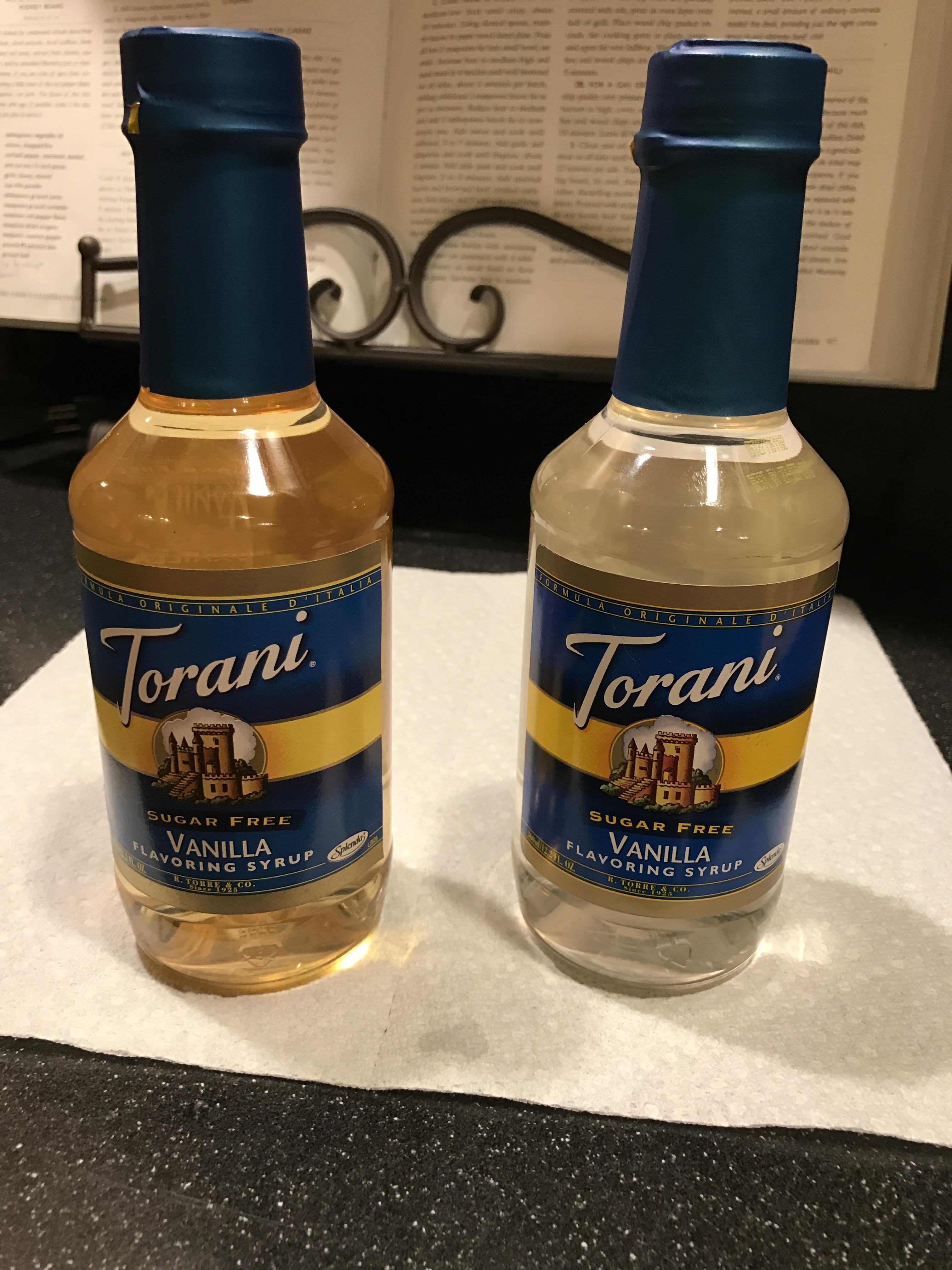 I bought 2 of the exact same coffee syrups with expiration dates