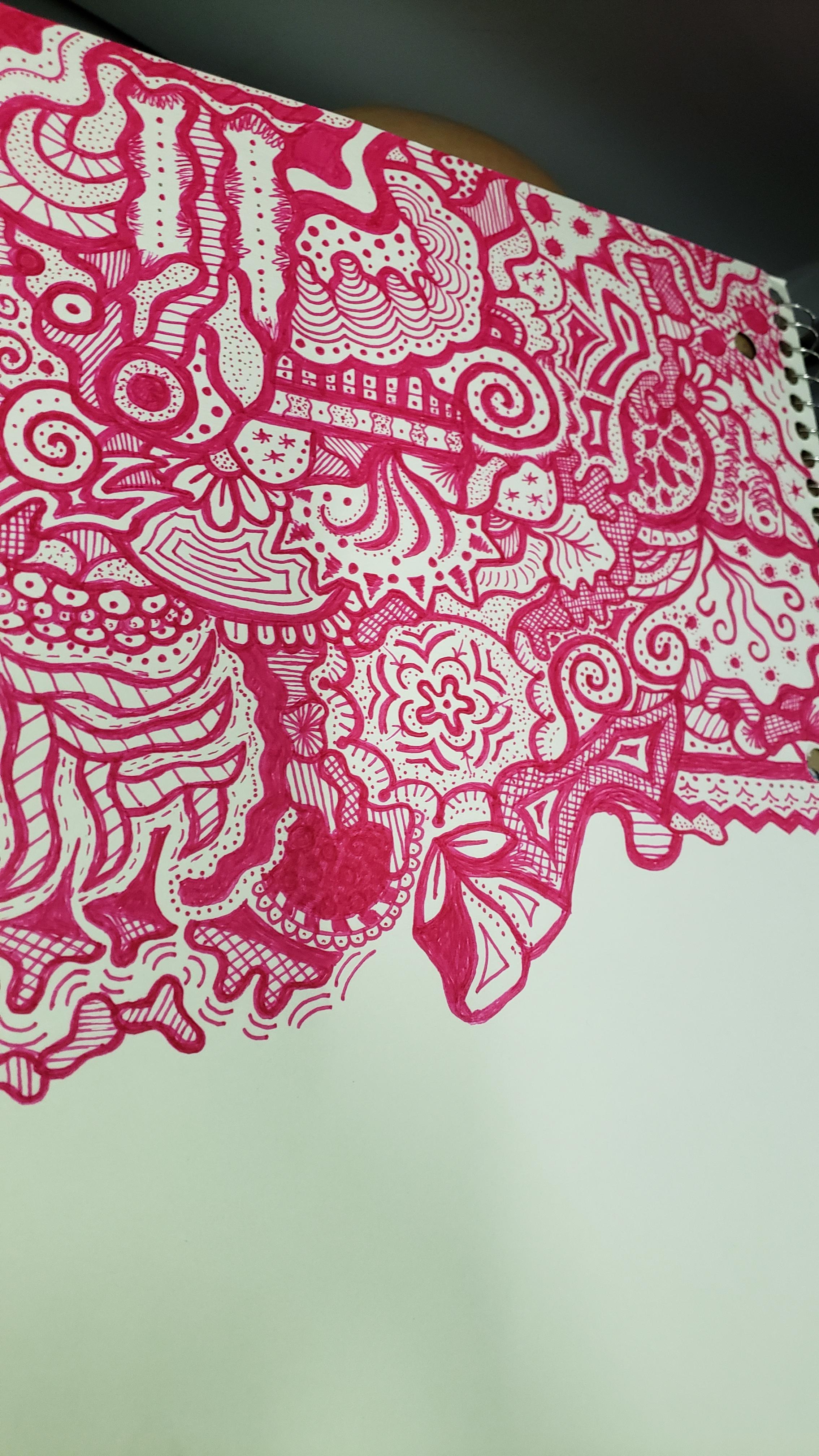 I've discovered that doodling during class helps me stay focused doodles