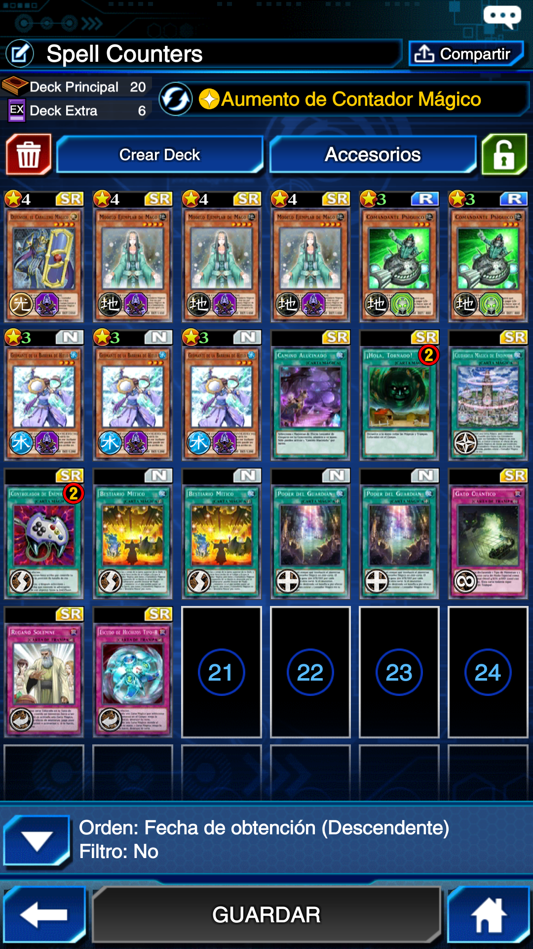 This is my Spell Counter deck! I just got promoted to Legend 1 using