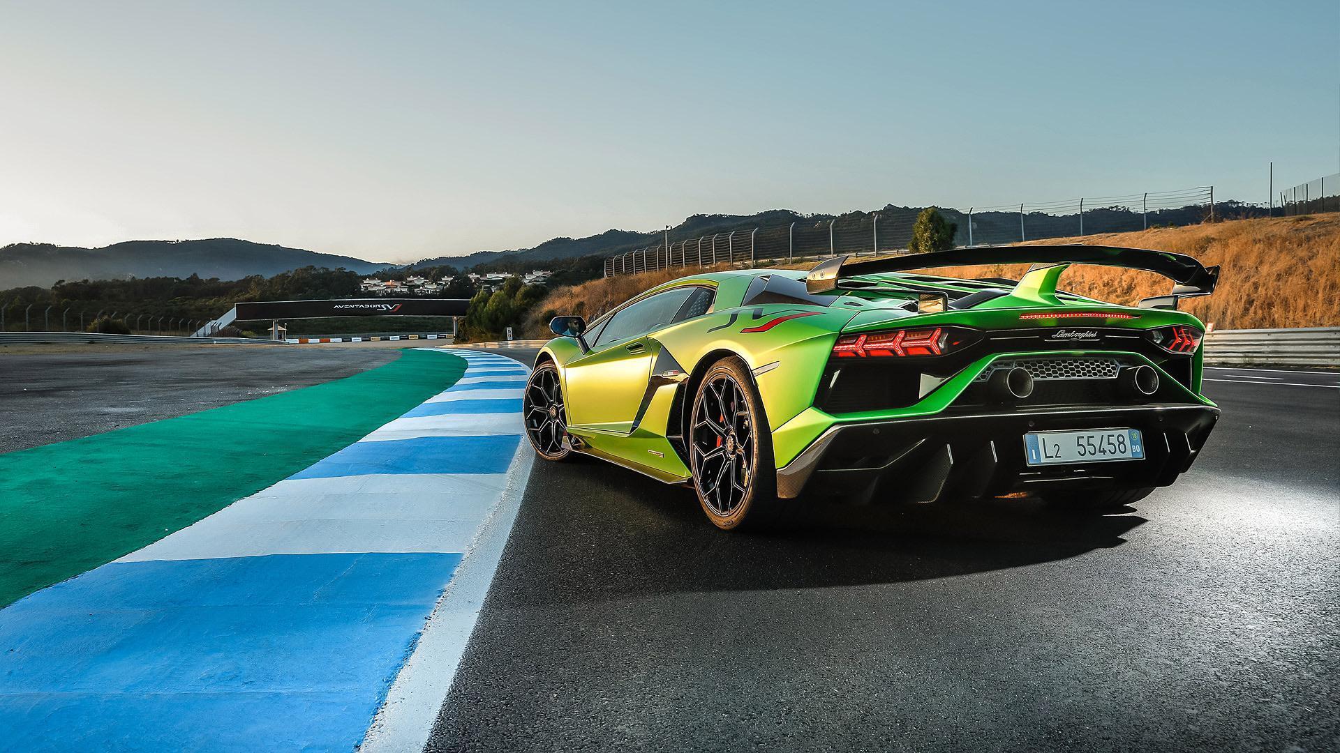 Green Aventador SVJ [1920x1080] r/wallpaper