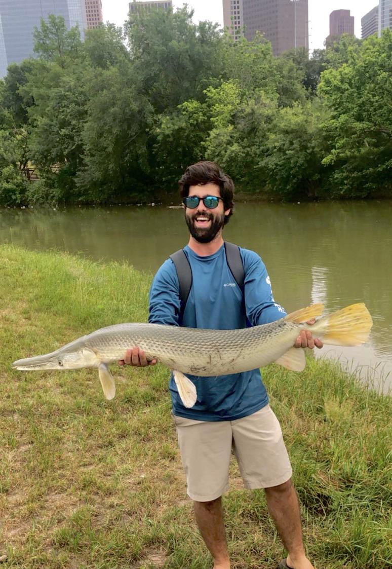 My Downtown Houston, Buffalo Bayou Monster! r/houston