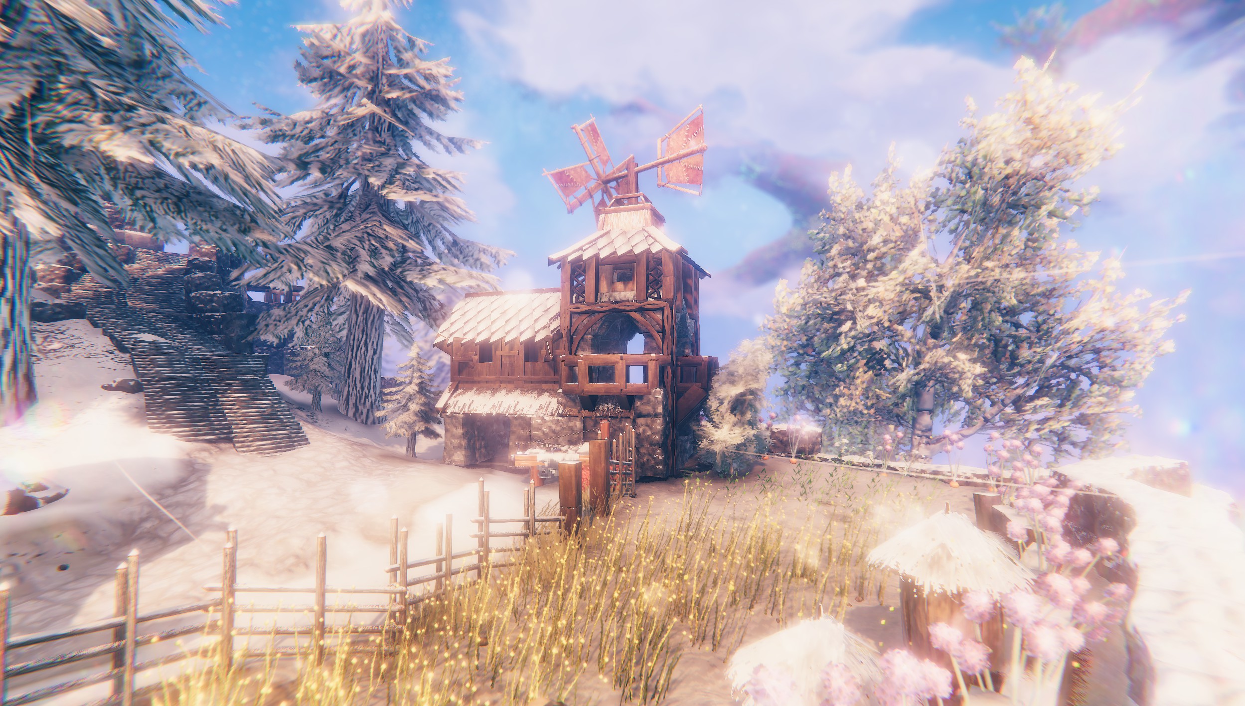 This is my most visually pleasing incorporation of a windmill into a