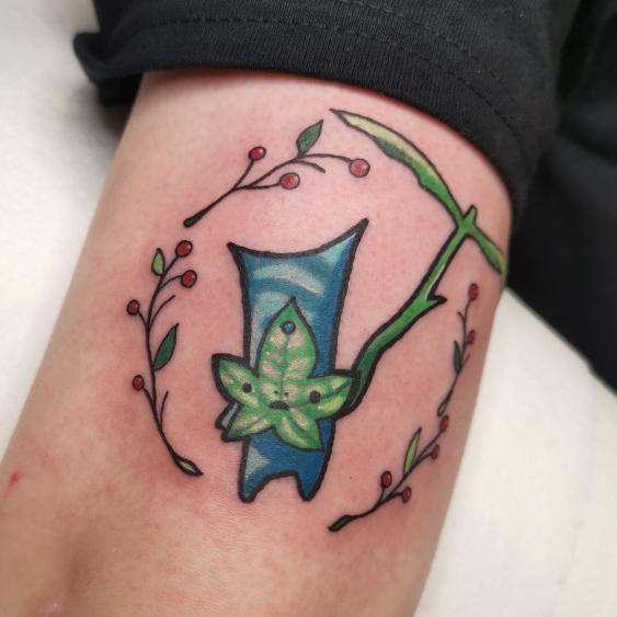 Got my Korok tattoo!! Breath_of_the_Wild