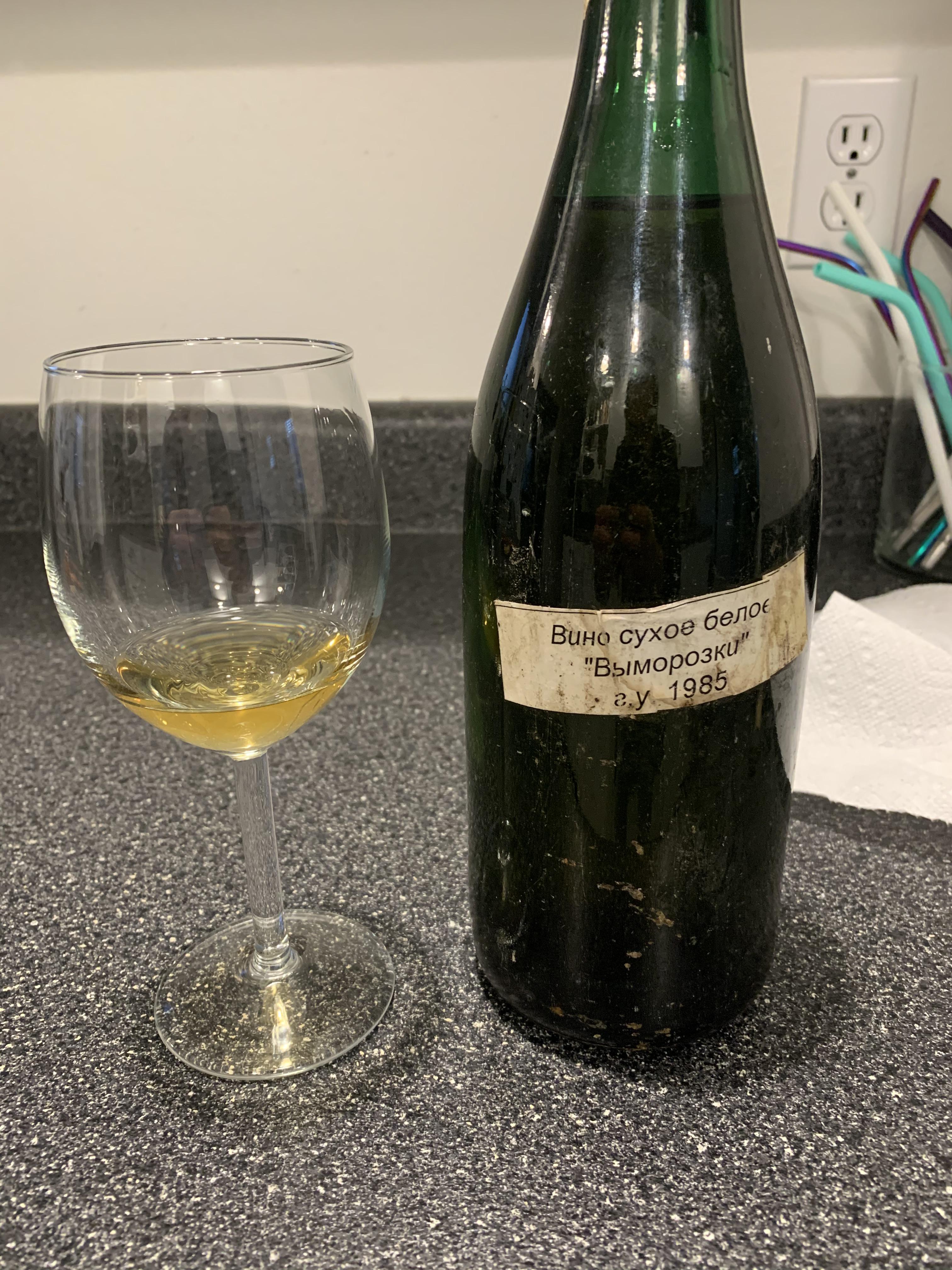 Decided to finally open that weird birth year wine my uncle brought me