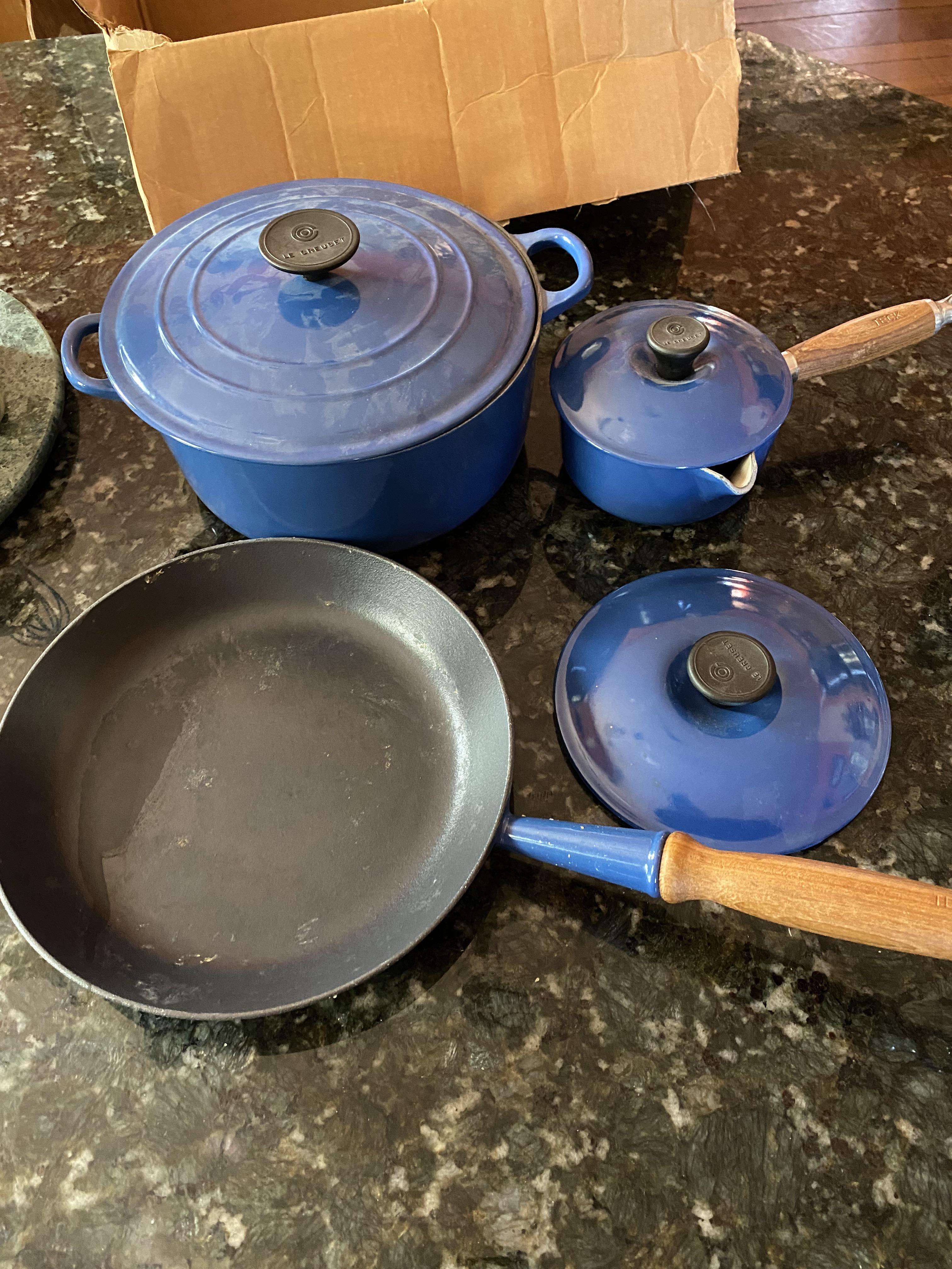 Got this set from my MIL. We were using crappy Kohl’s special pans that