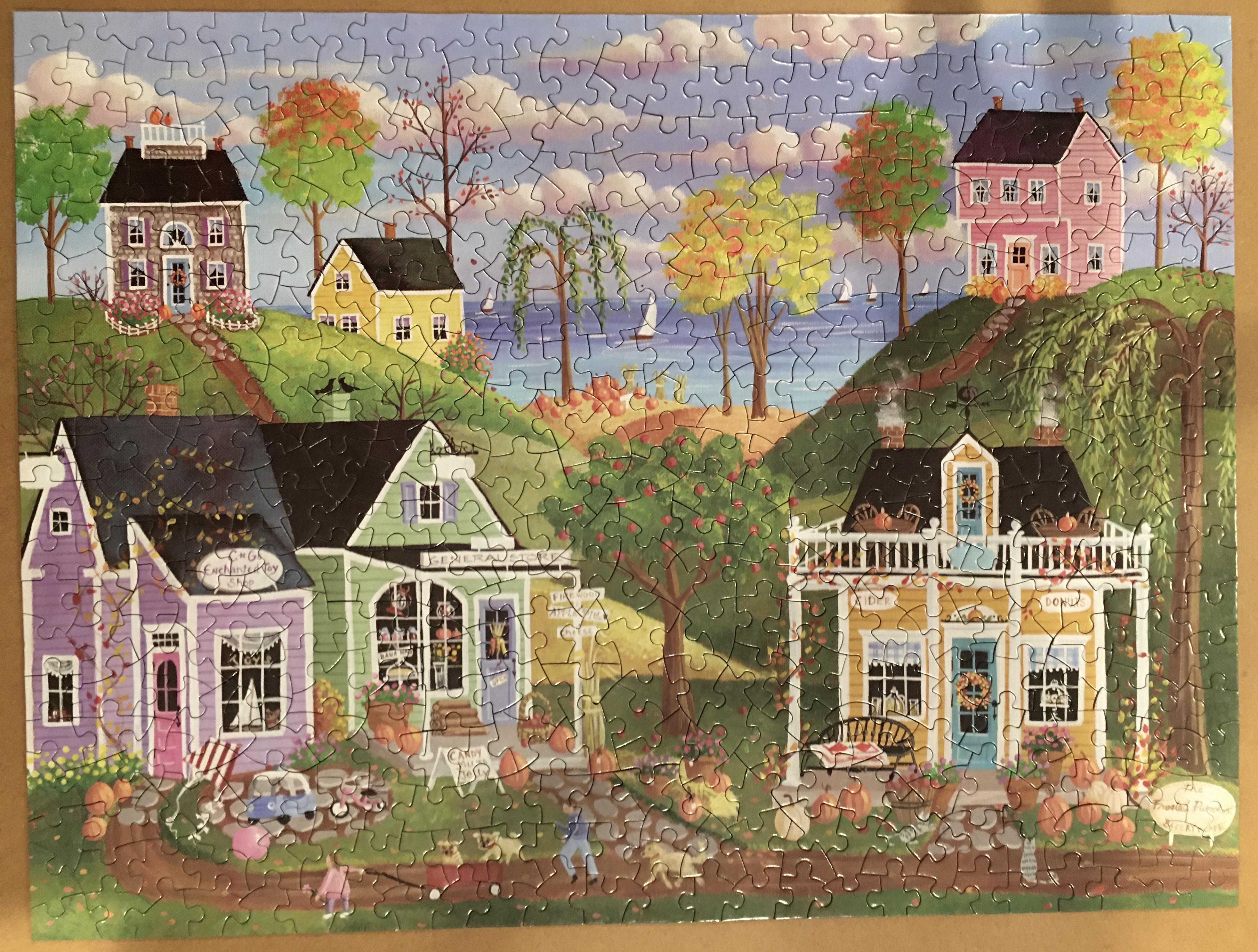 Autumn in the Air Spilsbury 500 pieces Art by Kim Leo r/Jigsawpuzzles