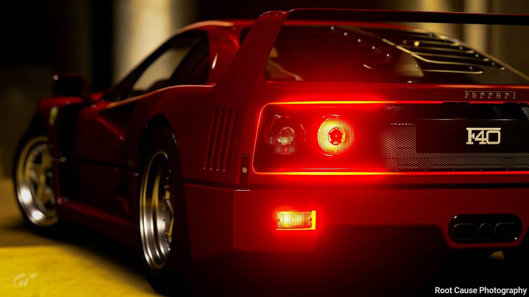 Ferrari F40 (rear) GranTurismoSport