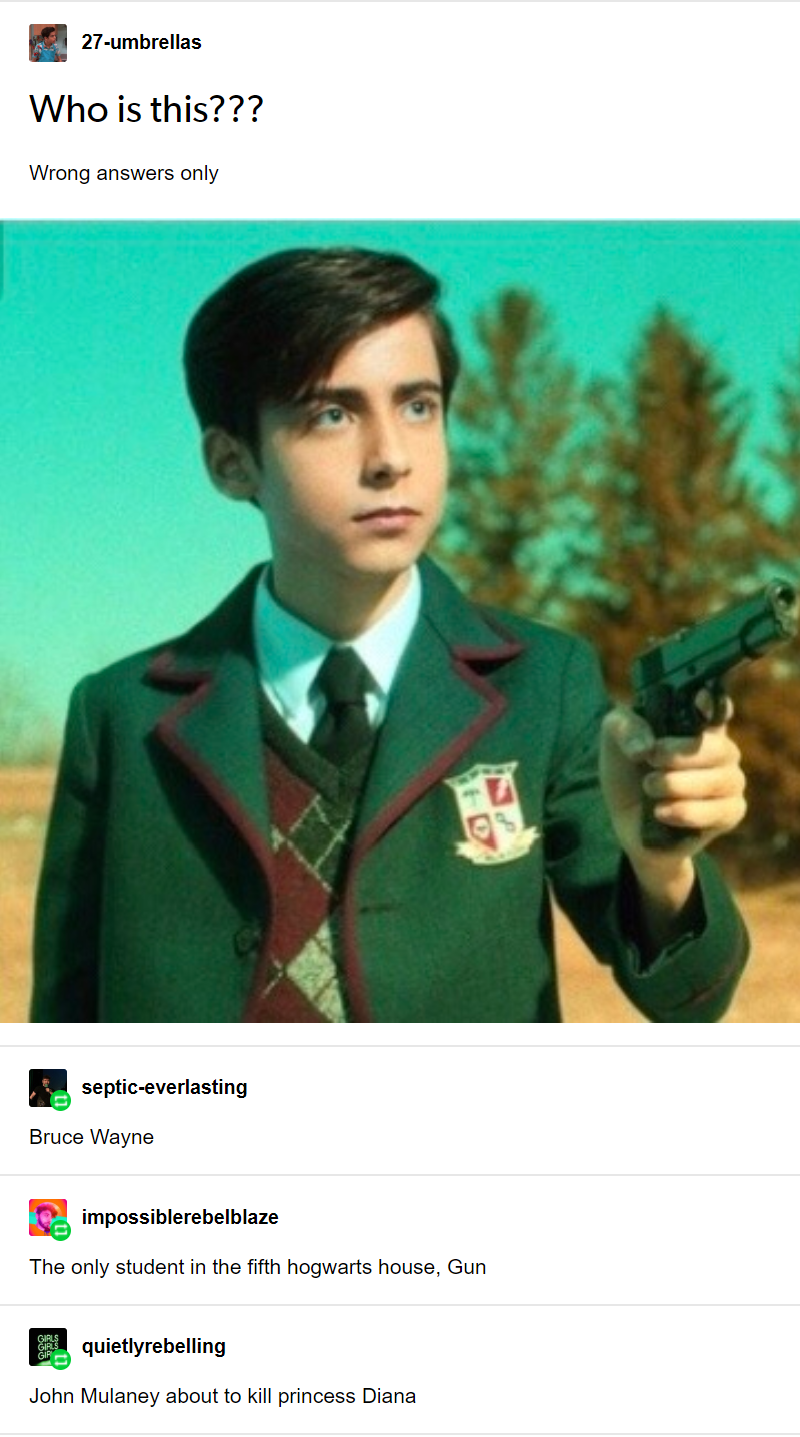 House Gun is too OP r/tumblr