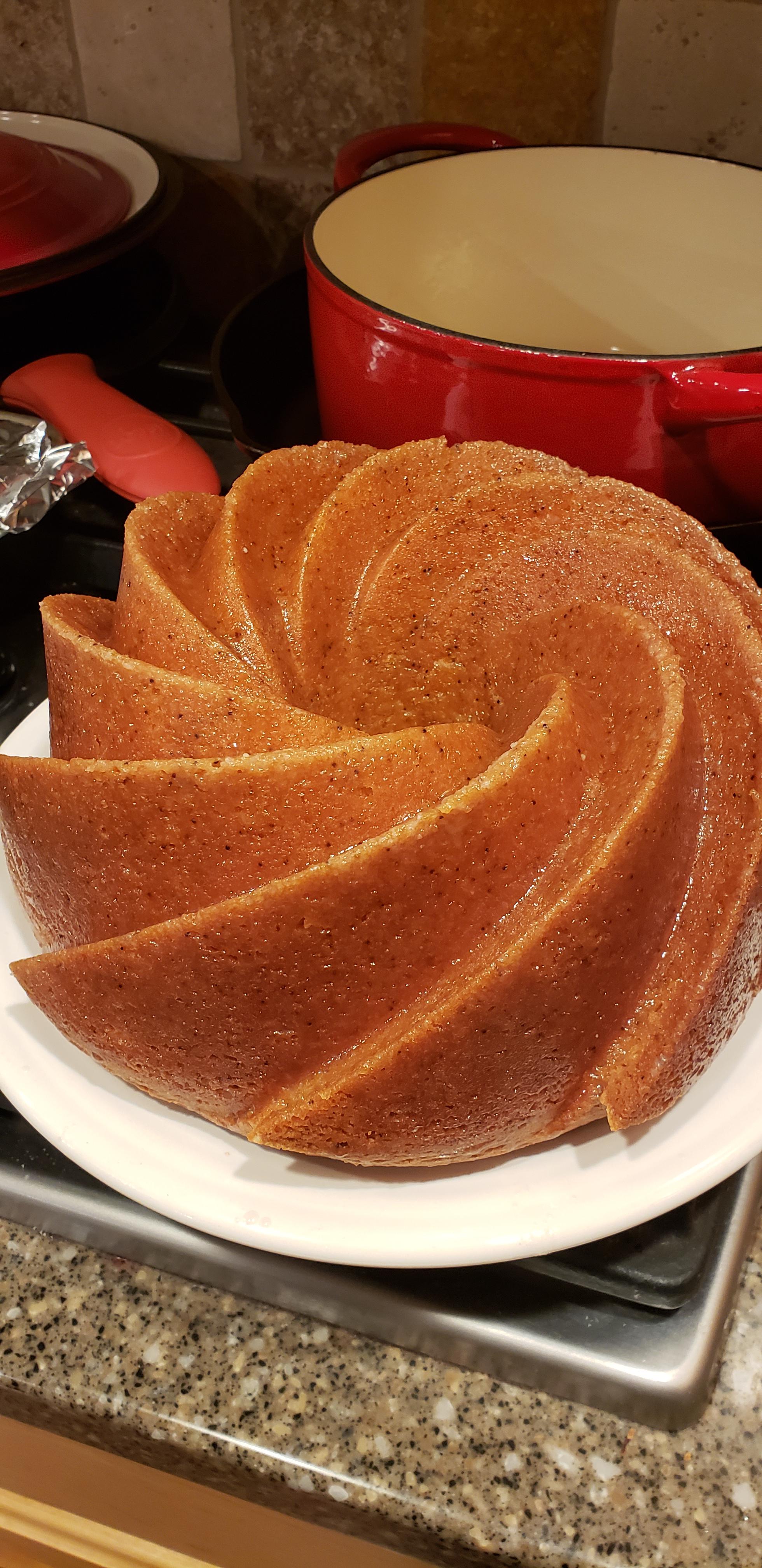 Claire's Poppy Seed Almond cake from Dessert Person! so easy, so good