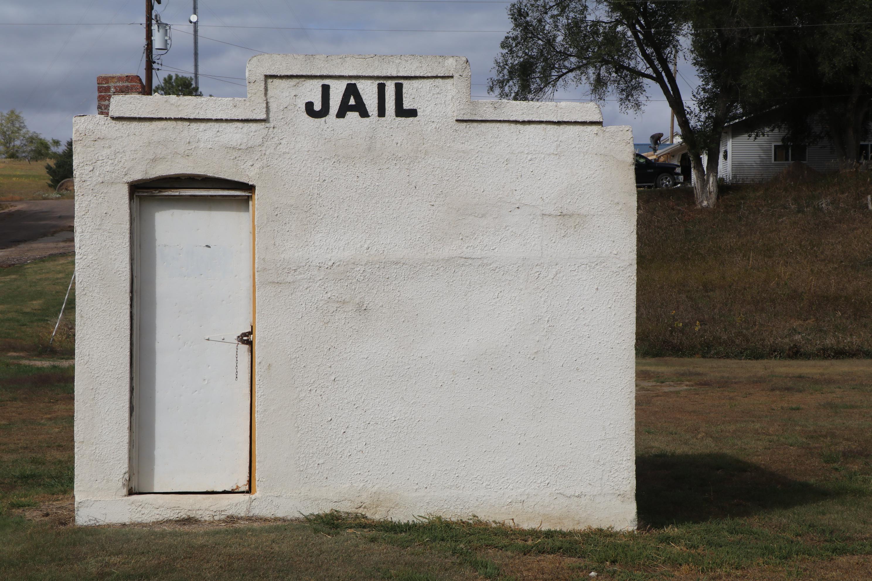 A small town jail in Nebraska. Not too far from the town with the