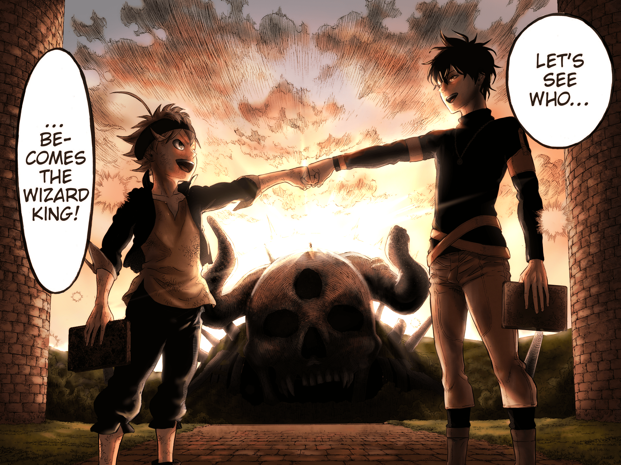 Black Clover Wallpaper Skull Anime Wallpaper HD