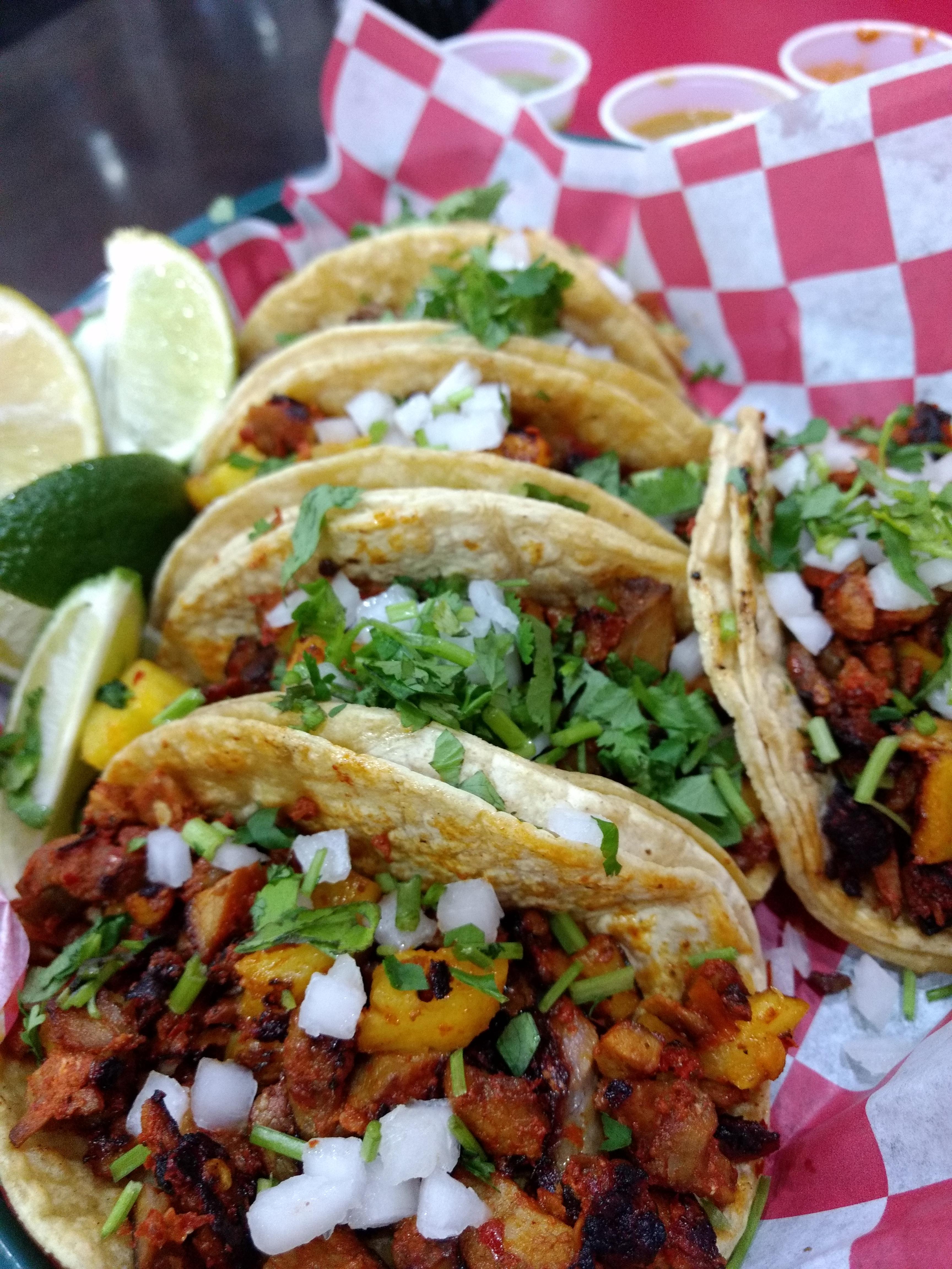 Gas station tacos from Samanos in Noblesville, IN. r/tacos