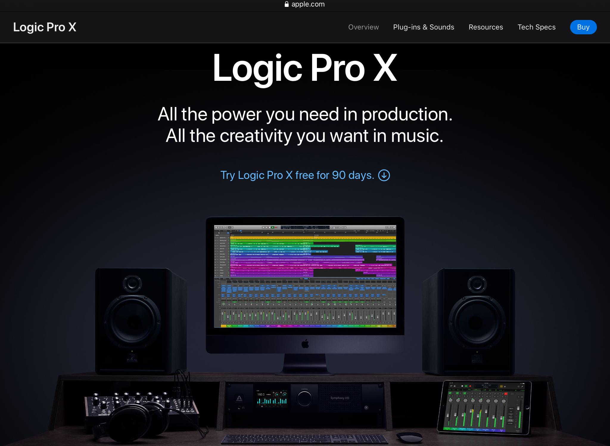 ATTENTION! LOGIC PRO X HAS A NEW TRIAL FOR 3 MONTHS. A great way to try