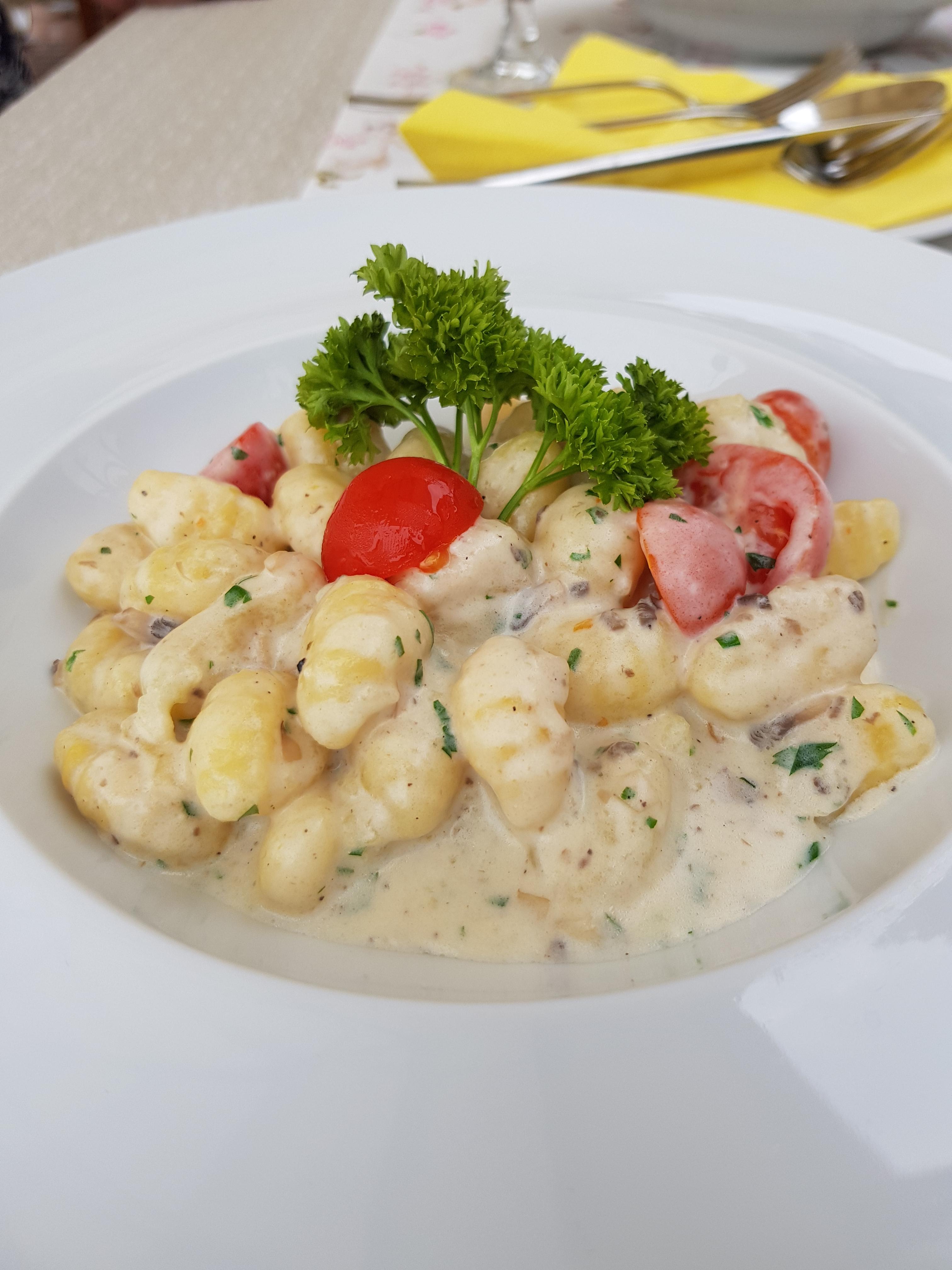 [I Ate] Gnocchi with Parmesan in truffle sauce via /r/food Healthy