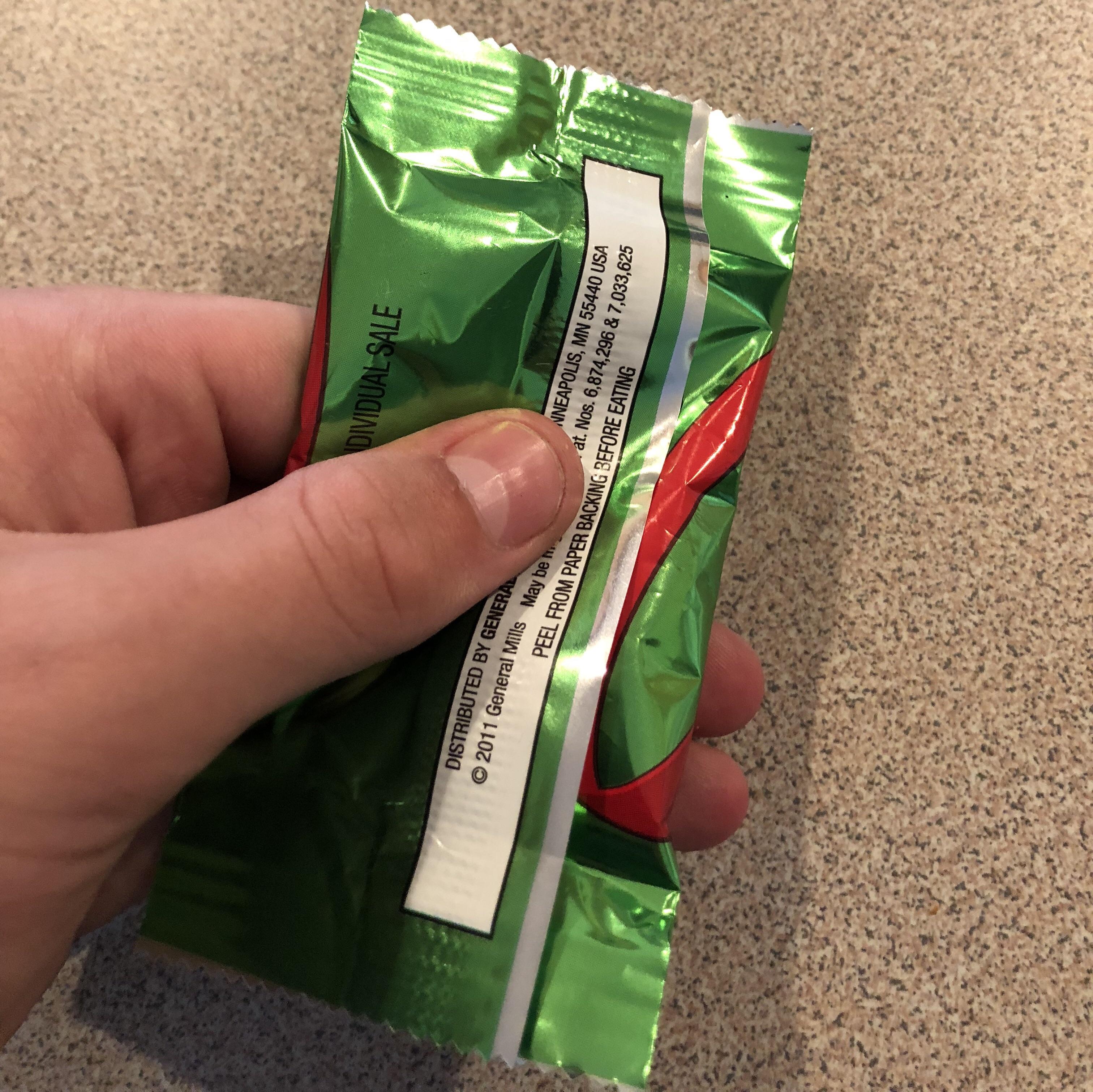 My fruit roll up package the fruit roll up r/mildlyinteresting