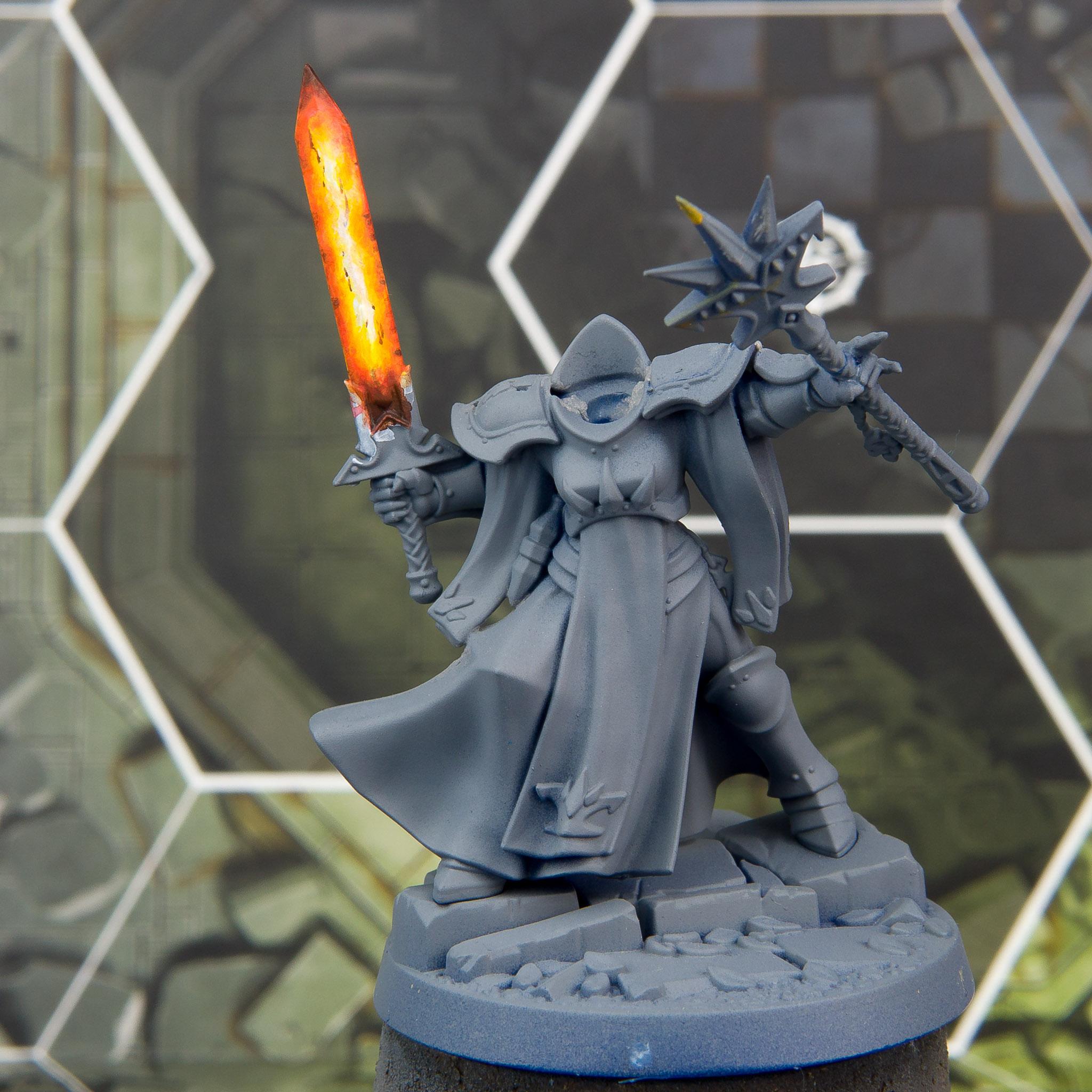 As I promised I recorded a tutorial about painting a molten metal effect. Link in the comments