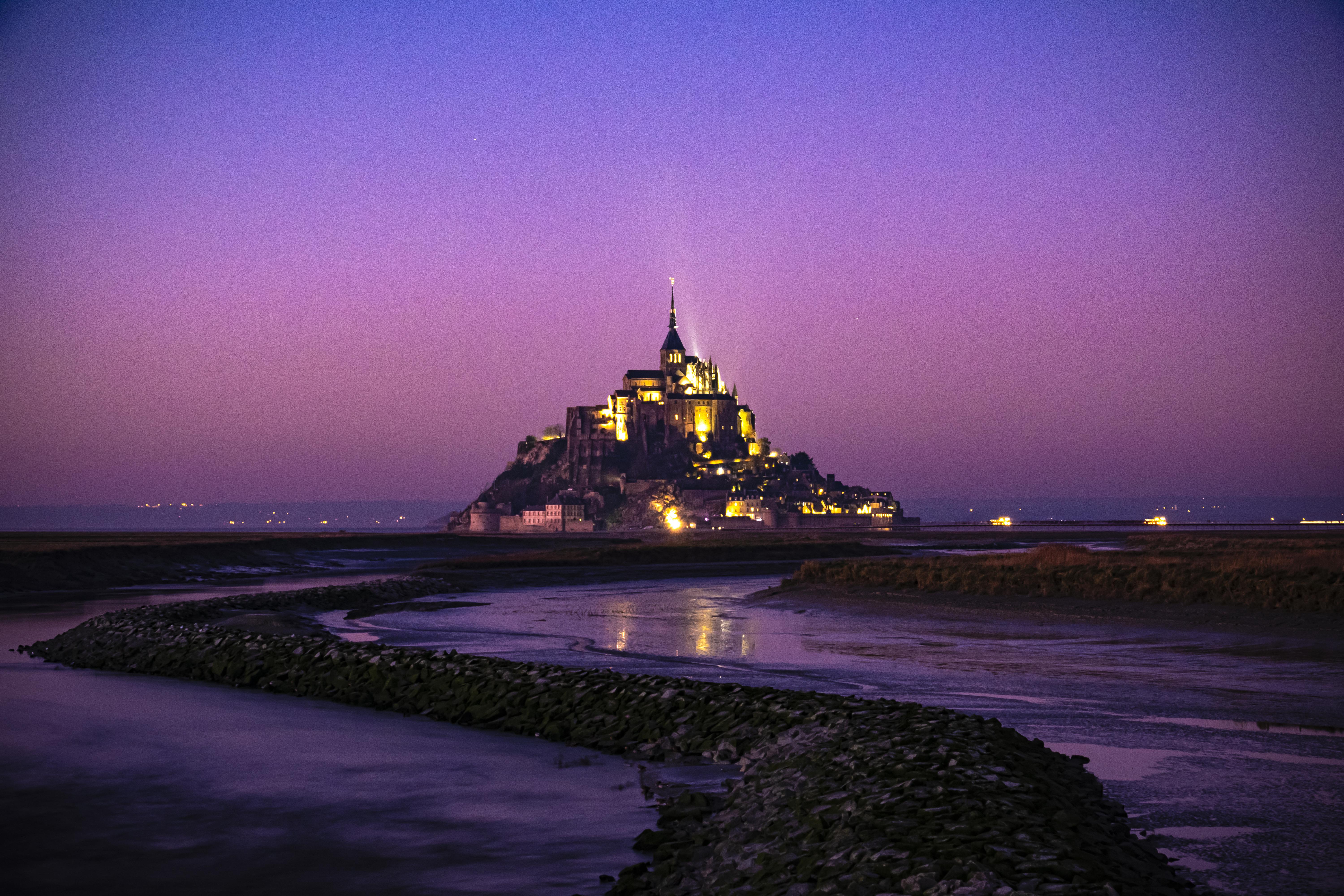 Mont St Michel in Normandy France looks like something straight out of