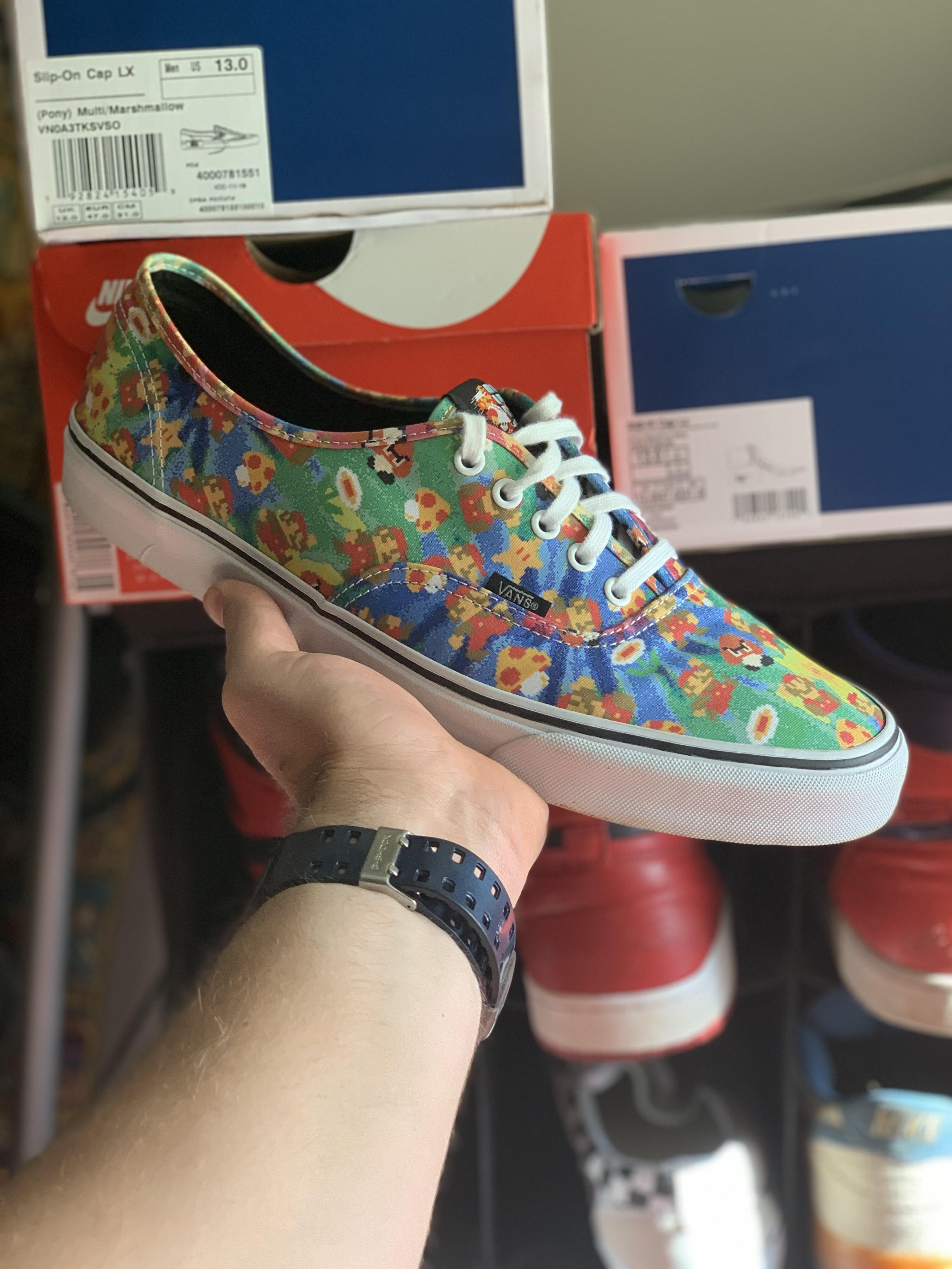 [Pickup] Latest Vans Pickup, "Mario Bros TieDye" Authentic r/Vans