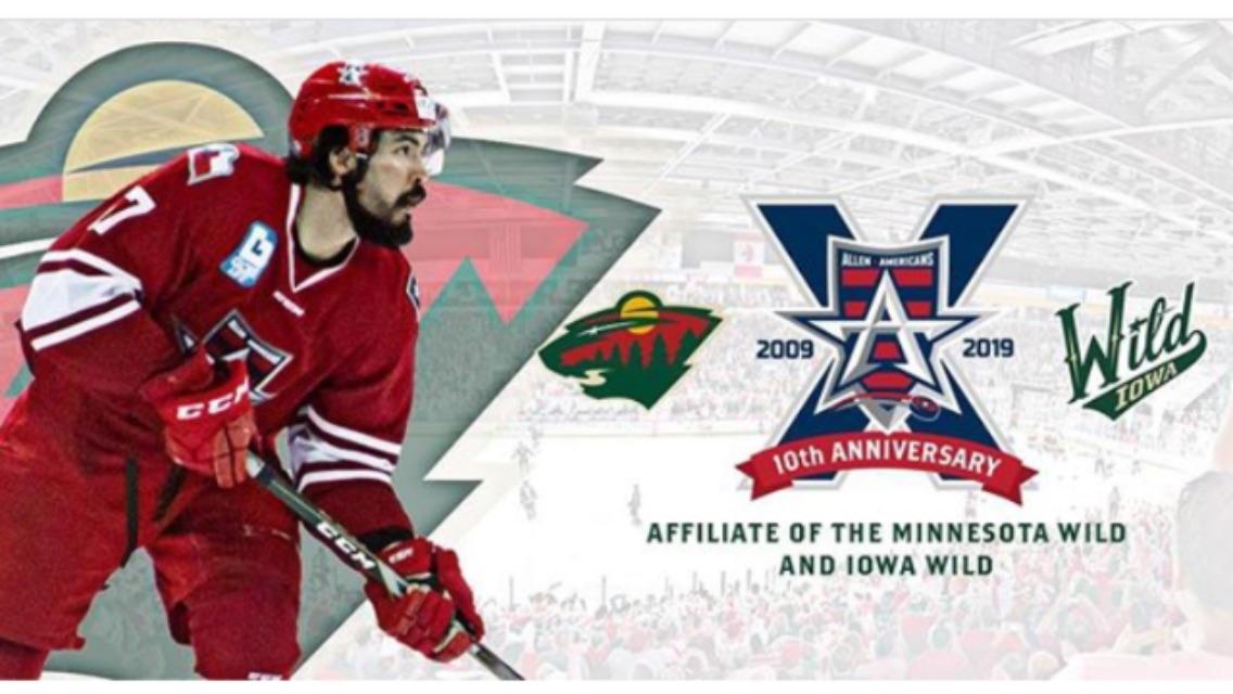 The Allen Americans have announced they will the ECHL affiliate
