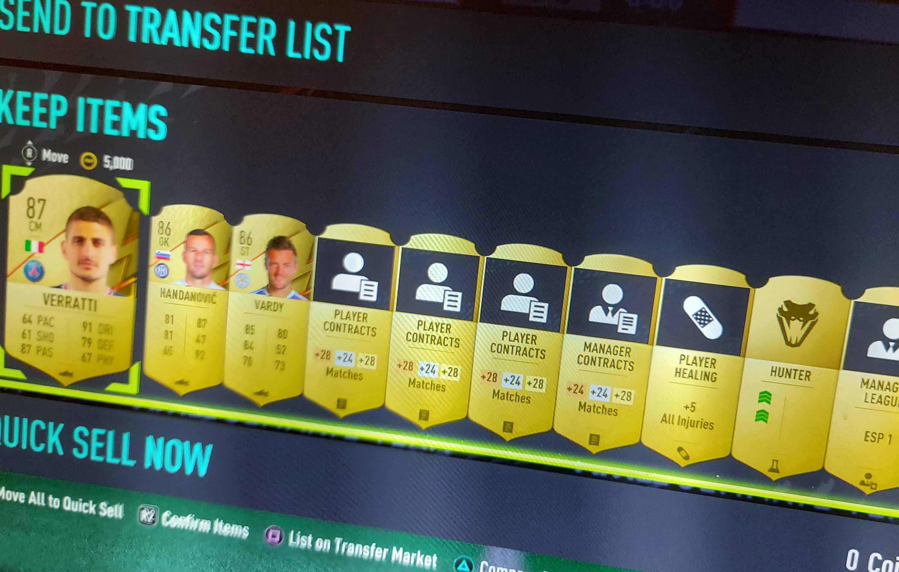 juiced rare gold pack r/FIFA22