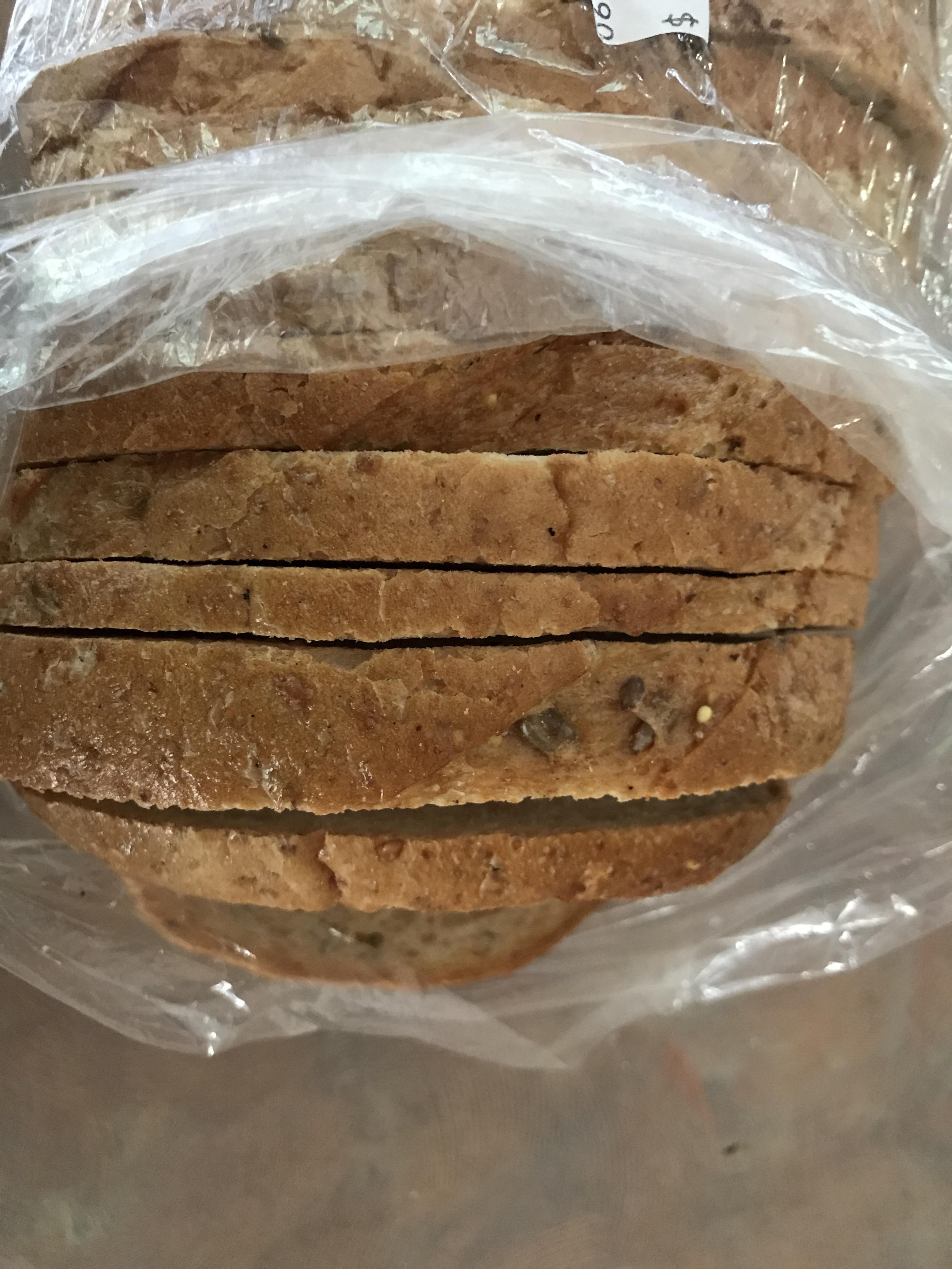 The slice sizes of this loaf of bread are not equal