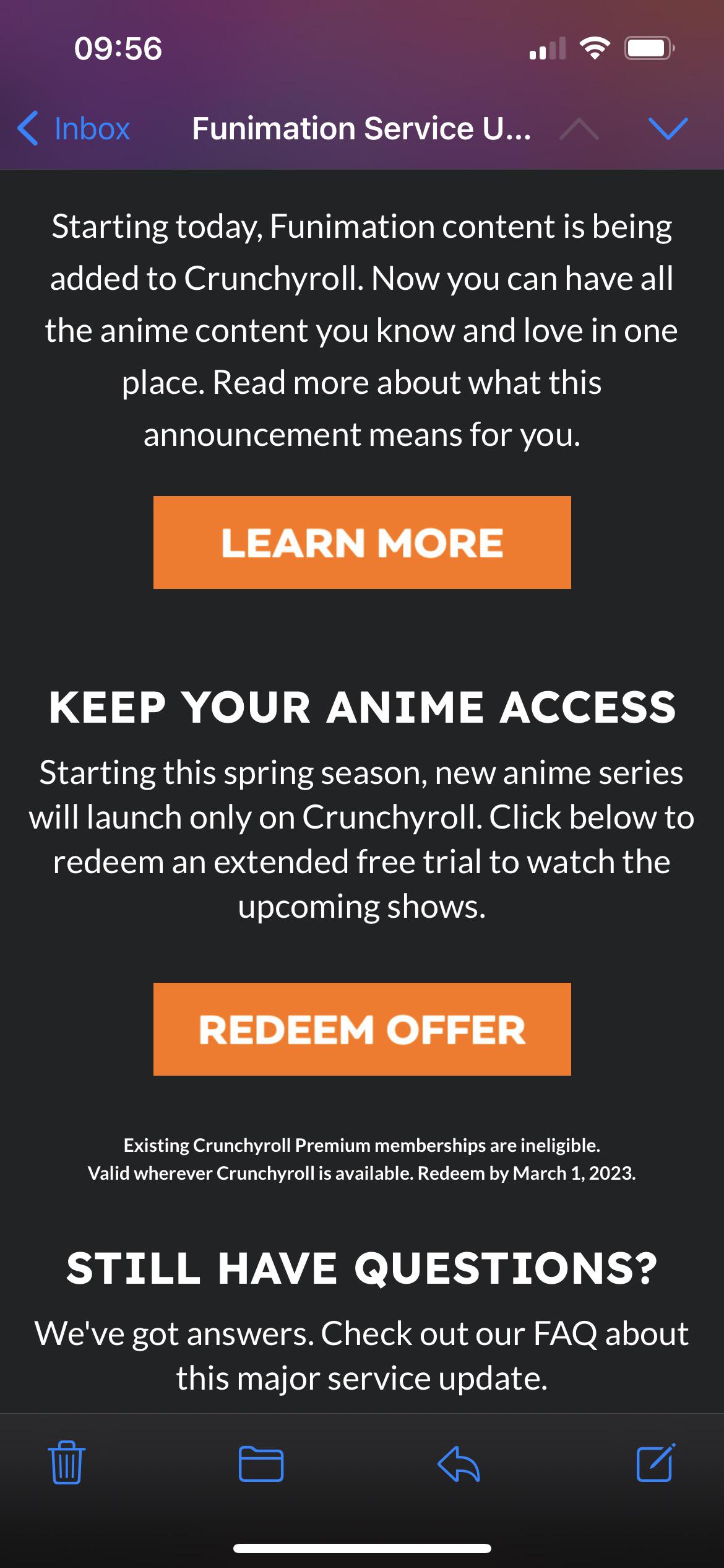 So Funimation stuff is going to CR but i can’t find out of CR content is going to Funimation