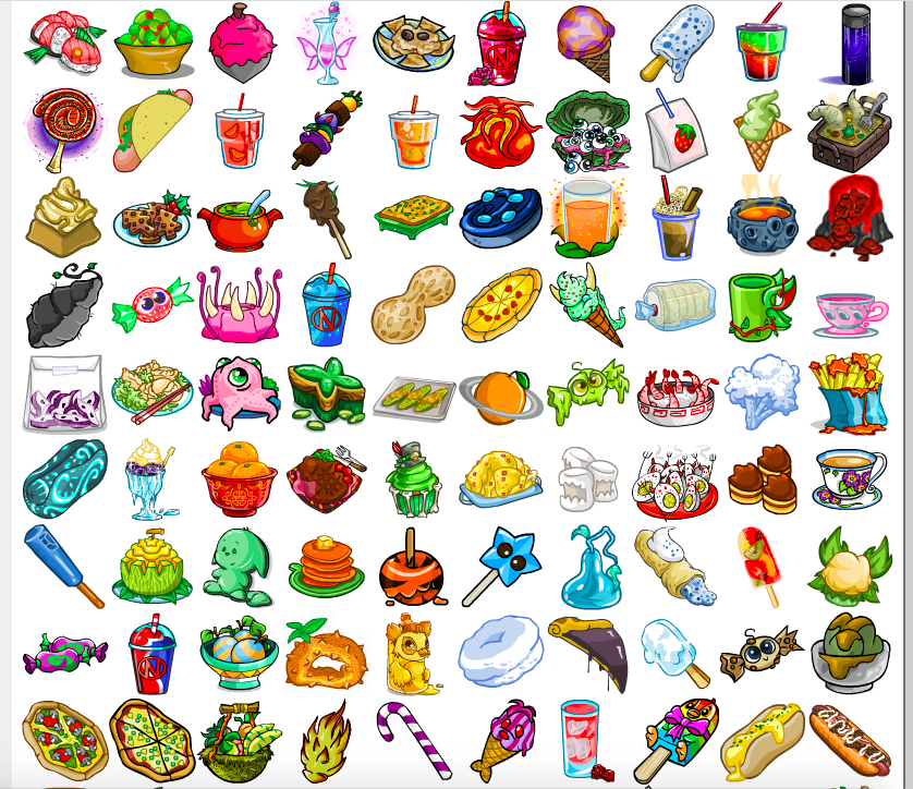 I have been having SO much fun collecting rare foods! r/neopets