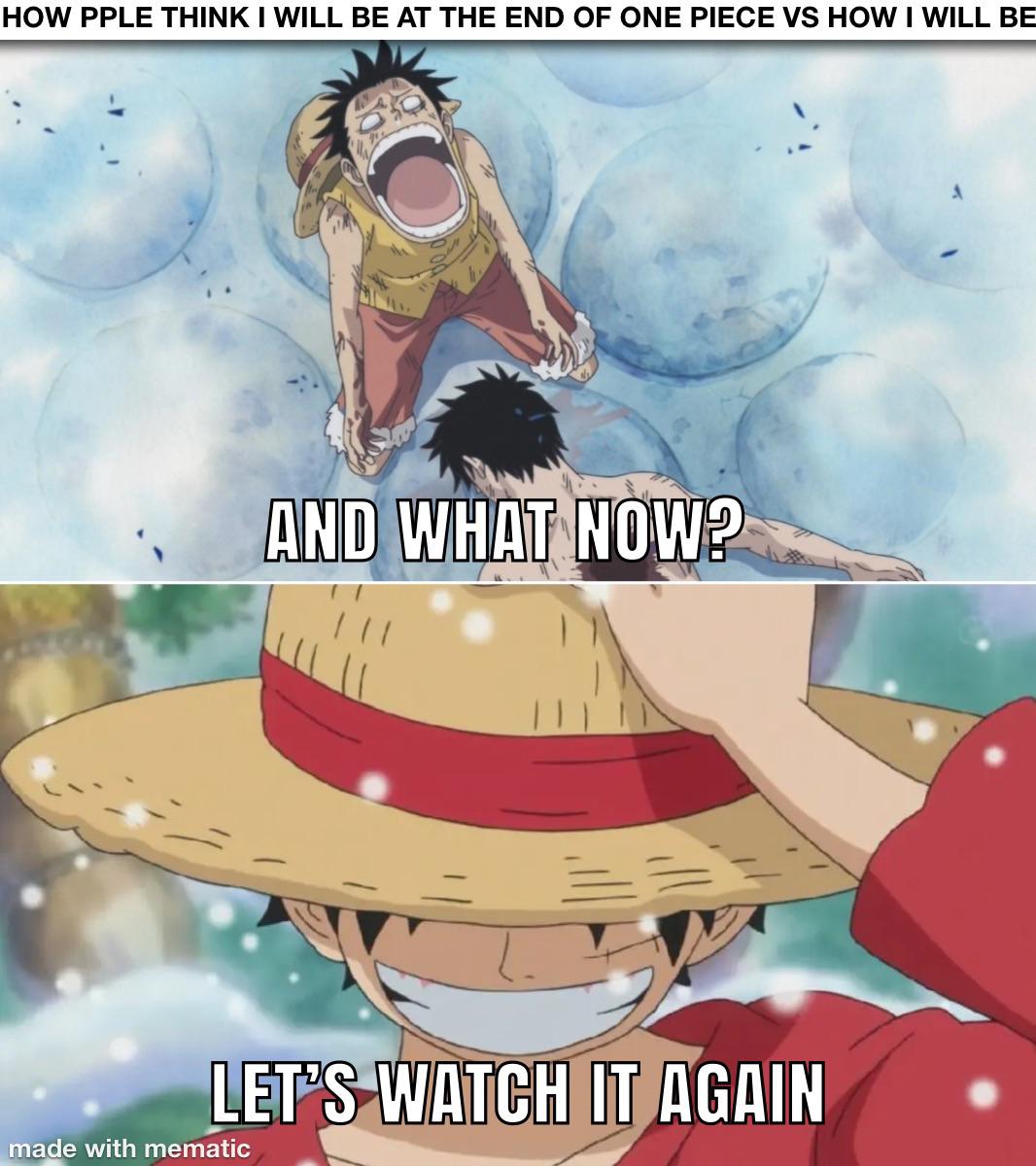 Me when one piece ends r/MemePiece