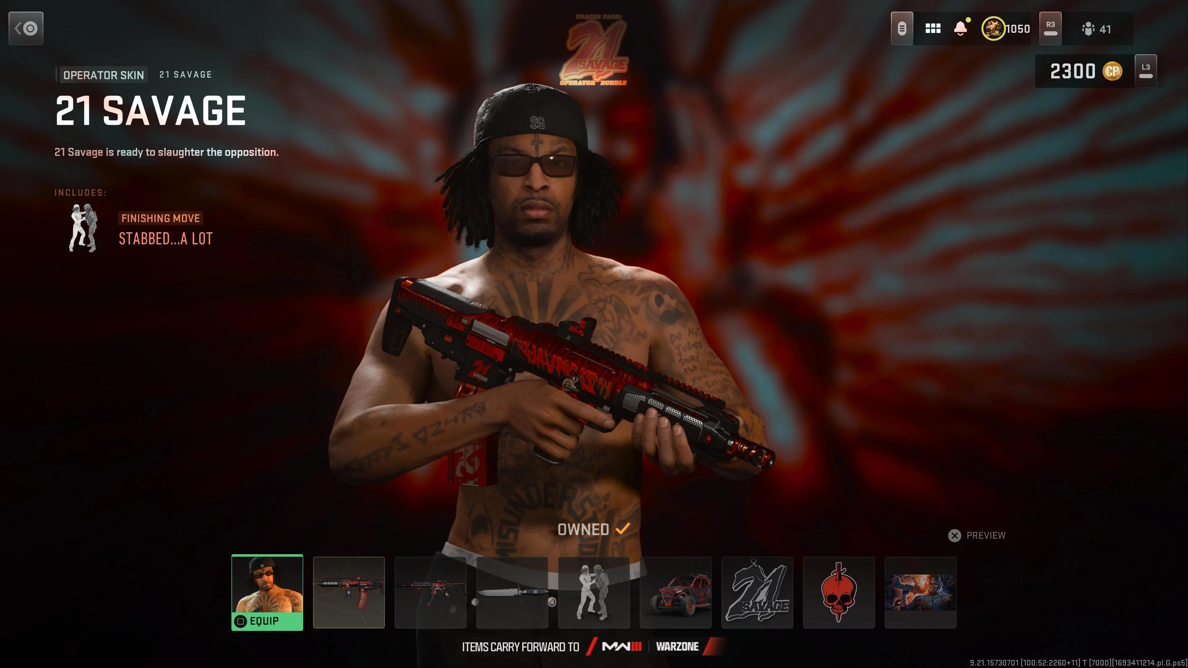 Where's the 21 Savage skin? r/ModernWarfareII