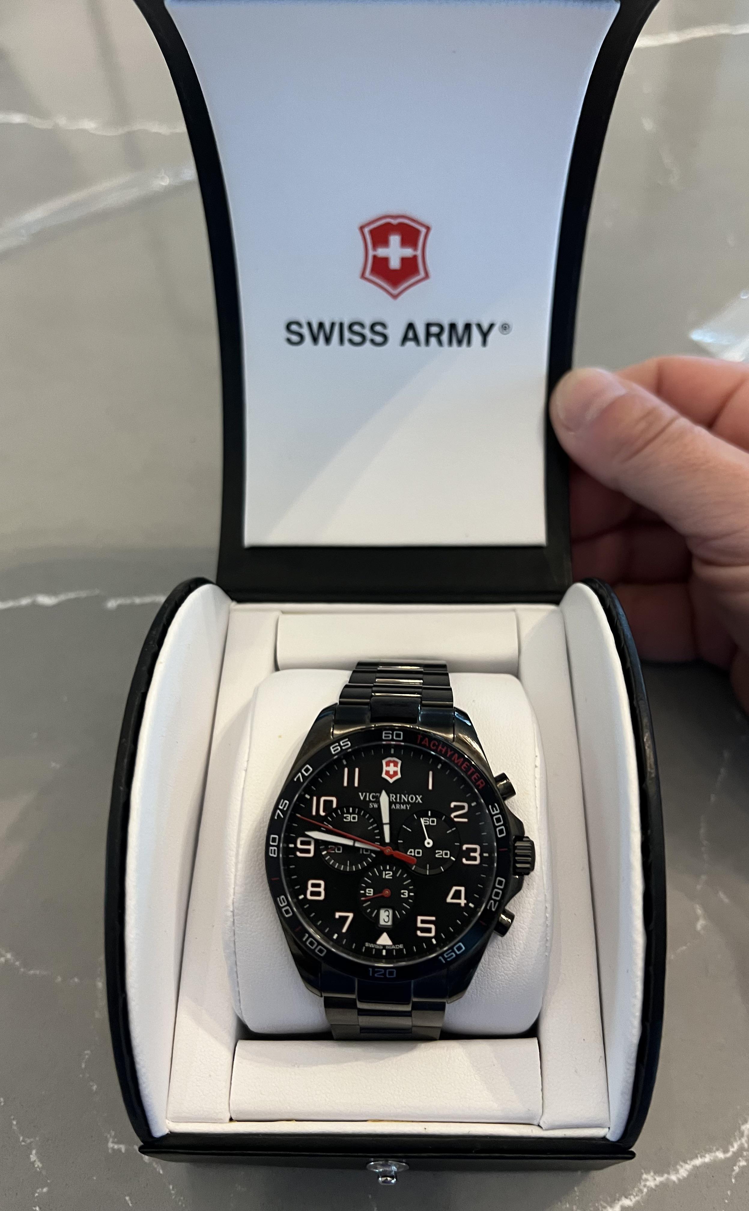 [WTS] Victorinox Swiss Army Field Force Black 241890 350 Watchexchange
