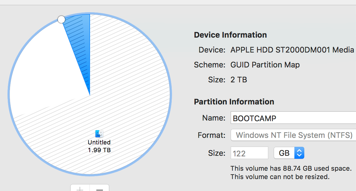 Cant Partition more space into bootcamp?! (High Sierra) r/bootcamp