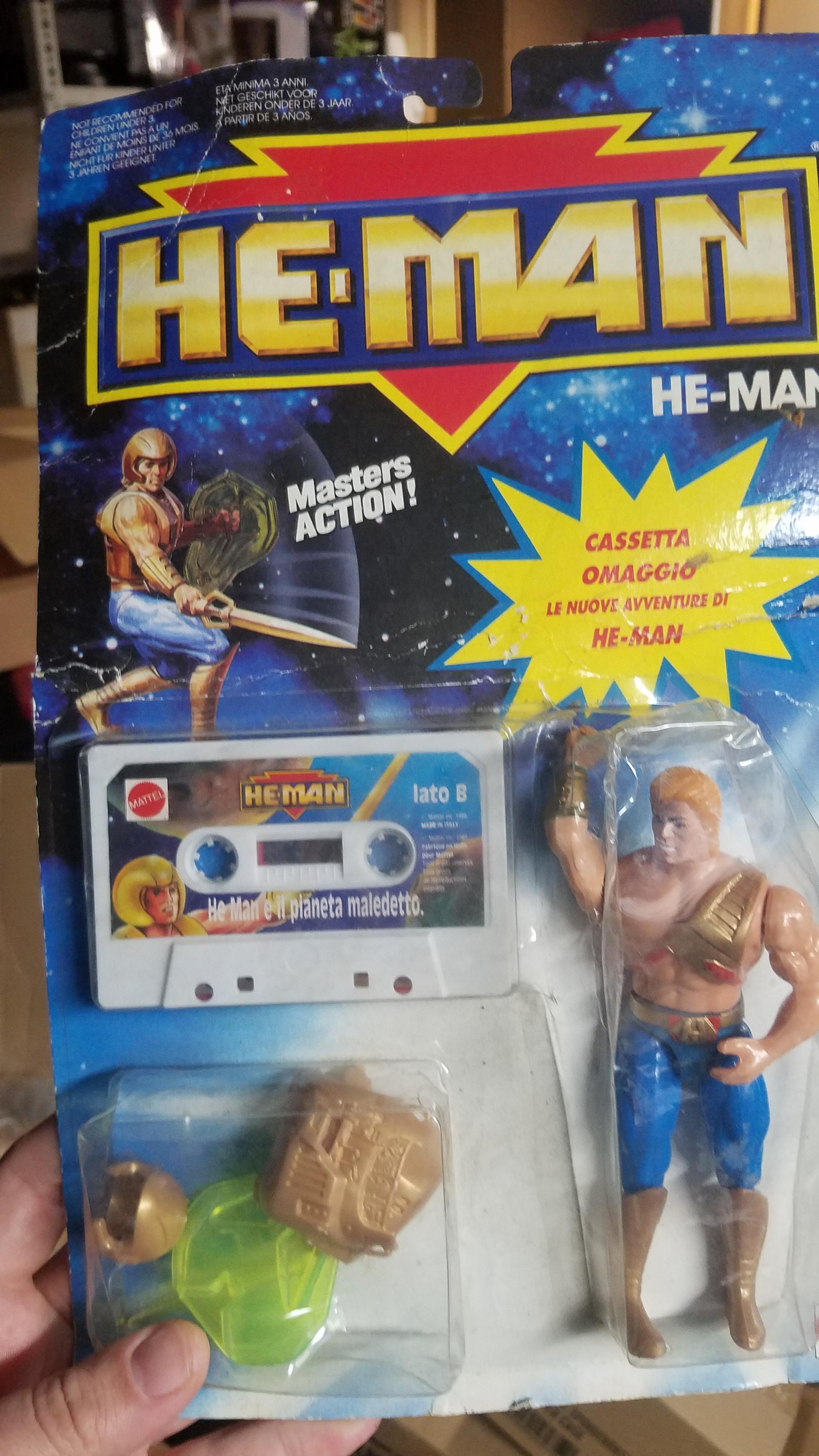 Any idea how much this is worth italian heman with cassette can't find