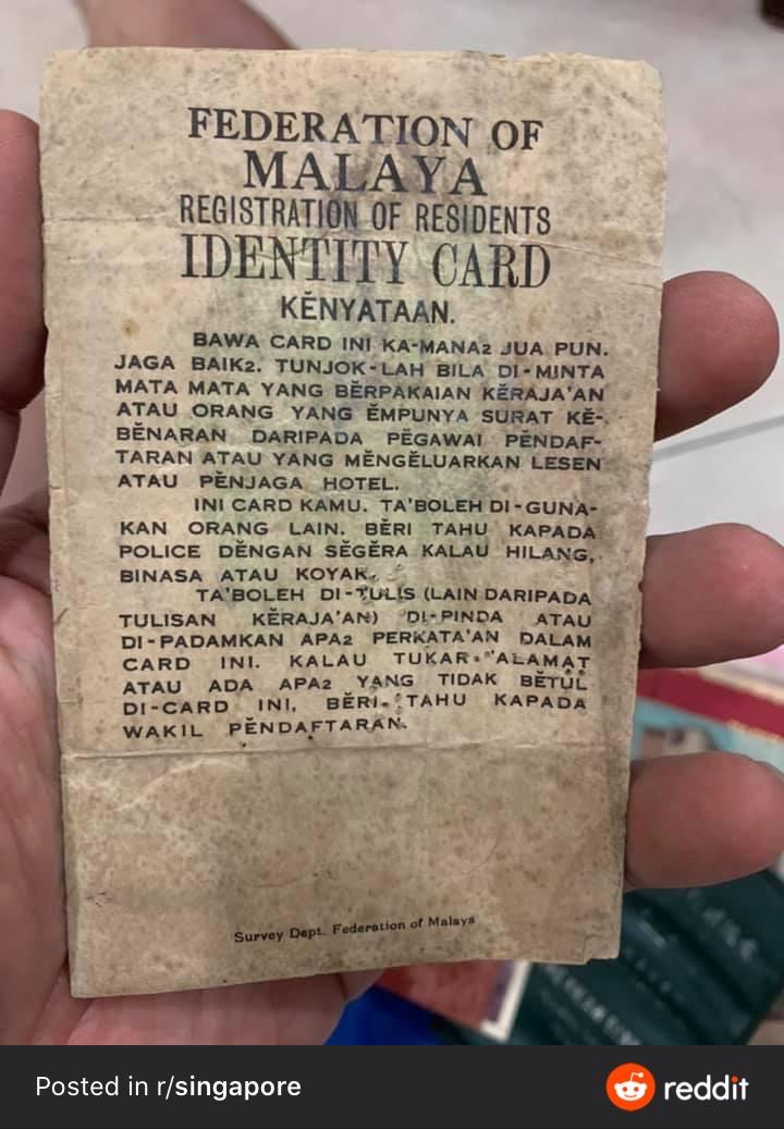 Malaysian Identity Card Number (mykad is the identity card for malaysian citizens, mypr for