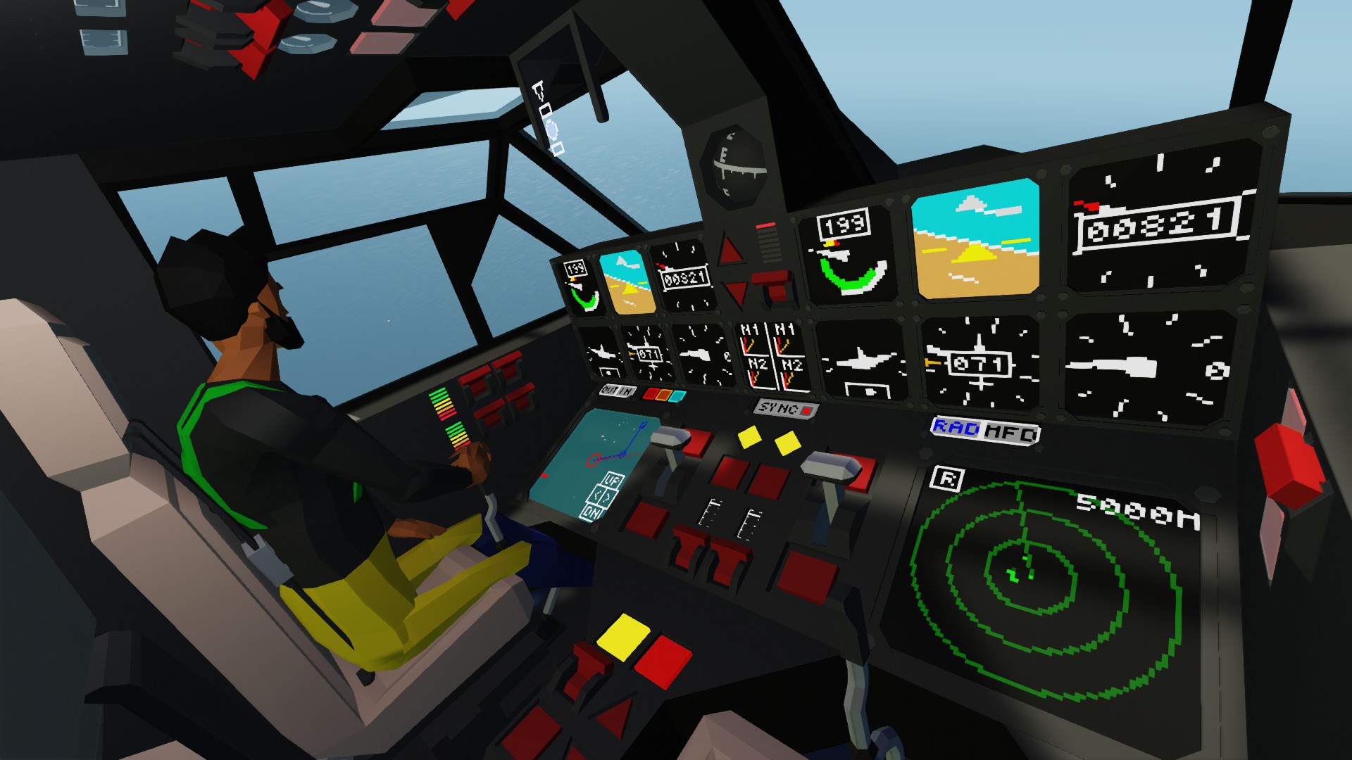 Cockpit for WIP private jet r/Stormworks