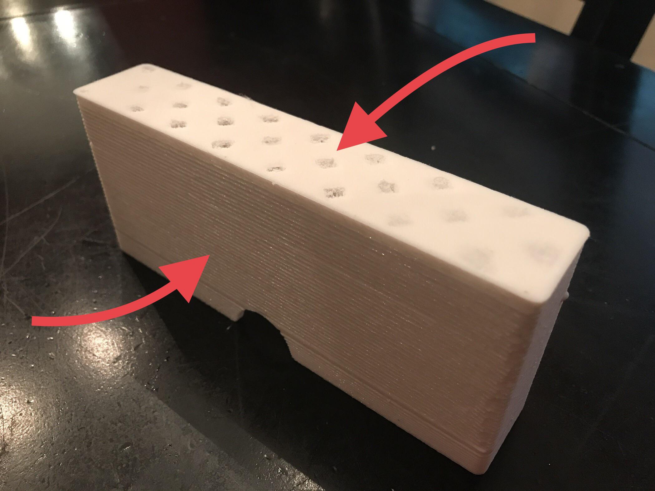 (Print upside down) The base have this pattern when I set it to have it