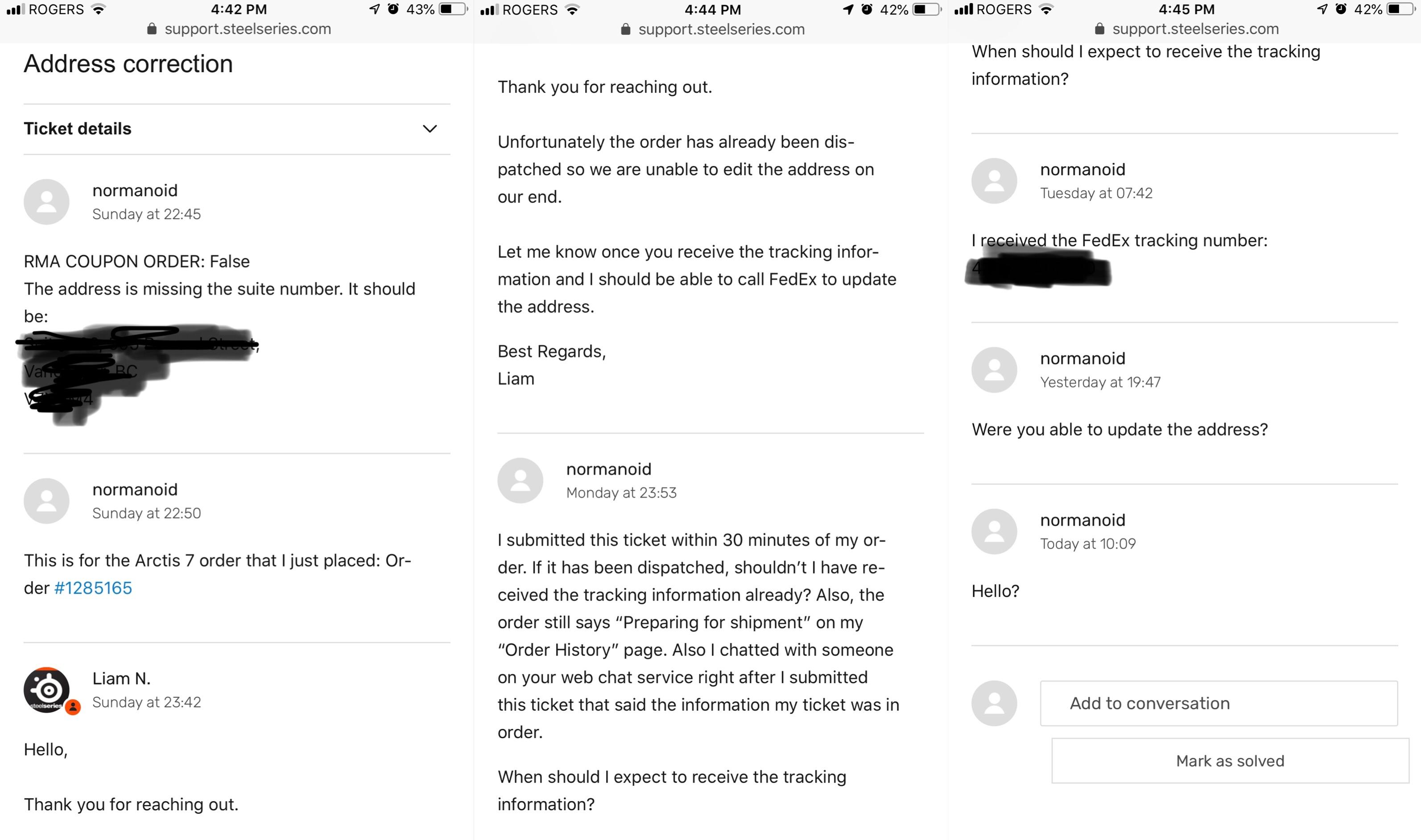 Customer Service and Support FedEx