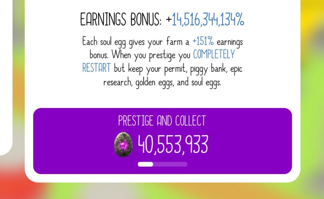 To Prestige or Not... i am on Antimatter egg and cannot move ahead