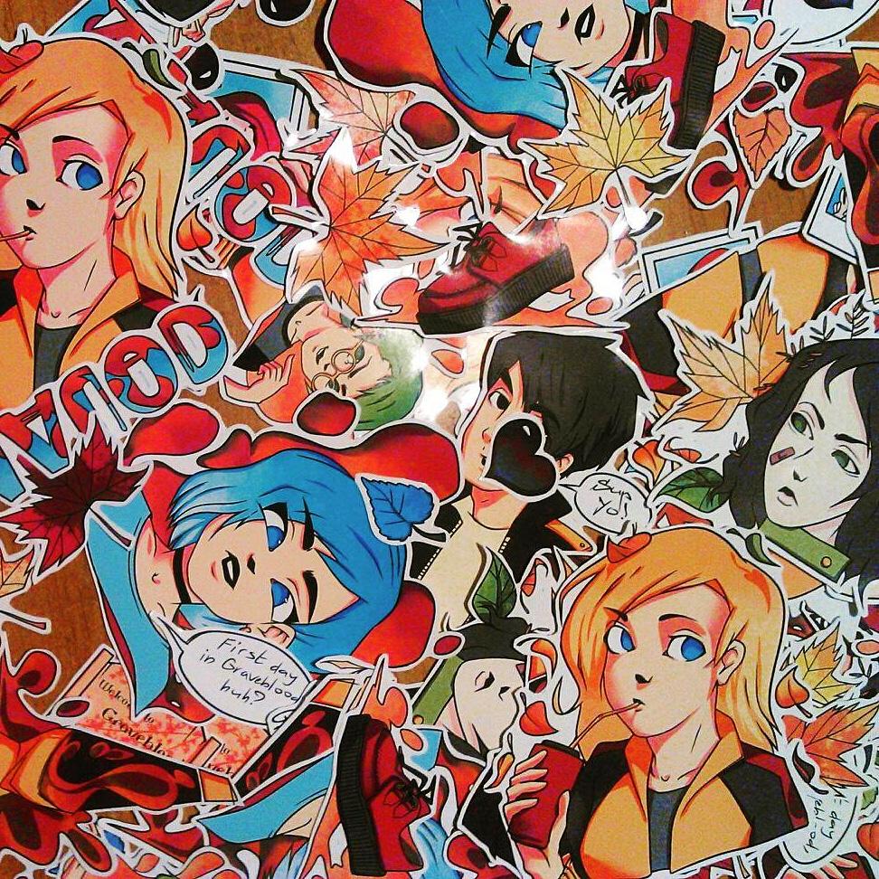 I just made these stickers and going to sell them. There are 30