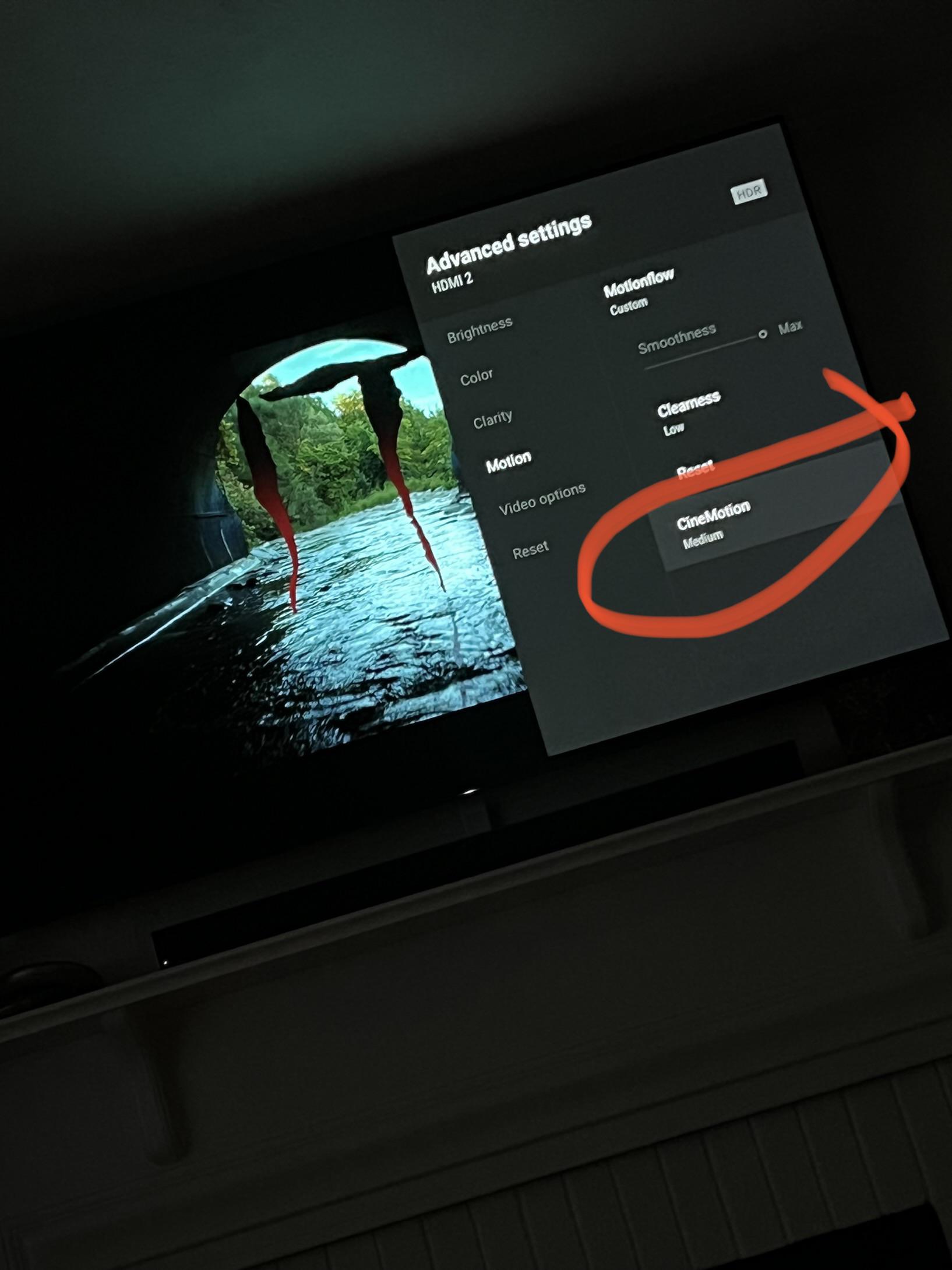 Question about my sony x800m 4k player in dolby vision. Any idea why my