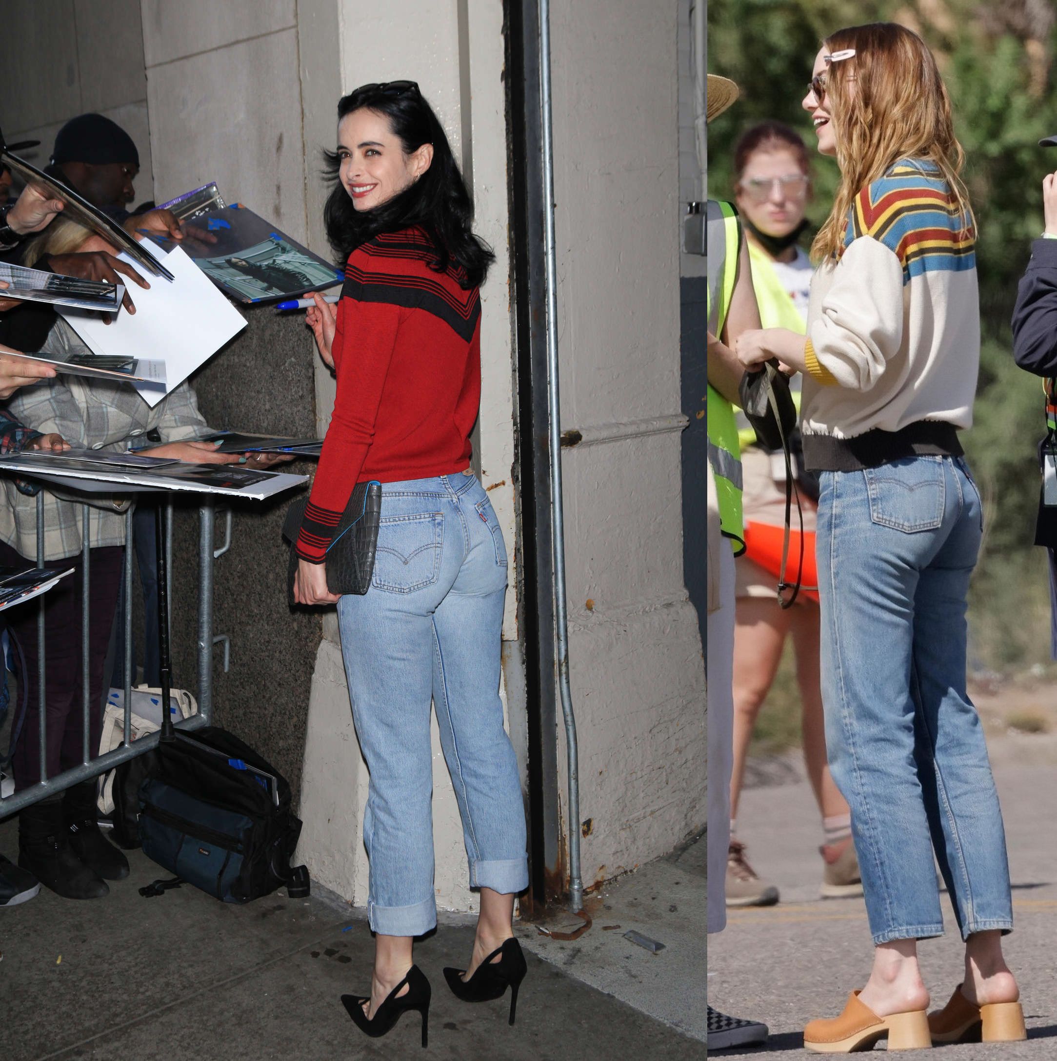 Booty battle: Krysten Ritter vs Emma Stone : CelebBattles